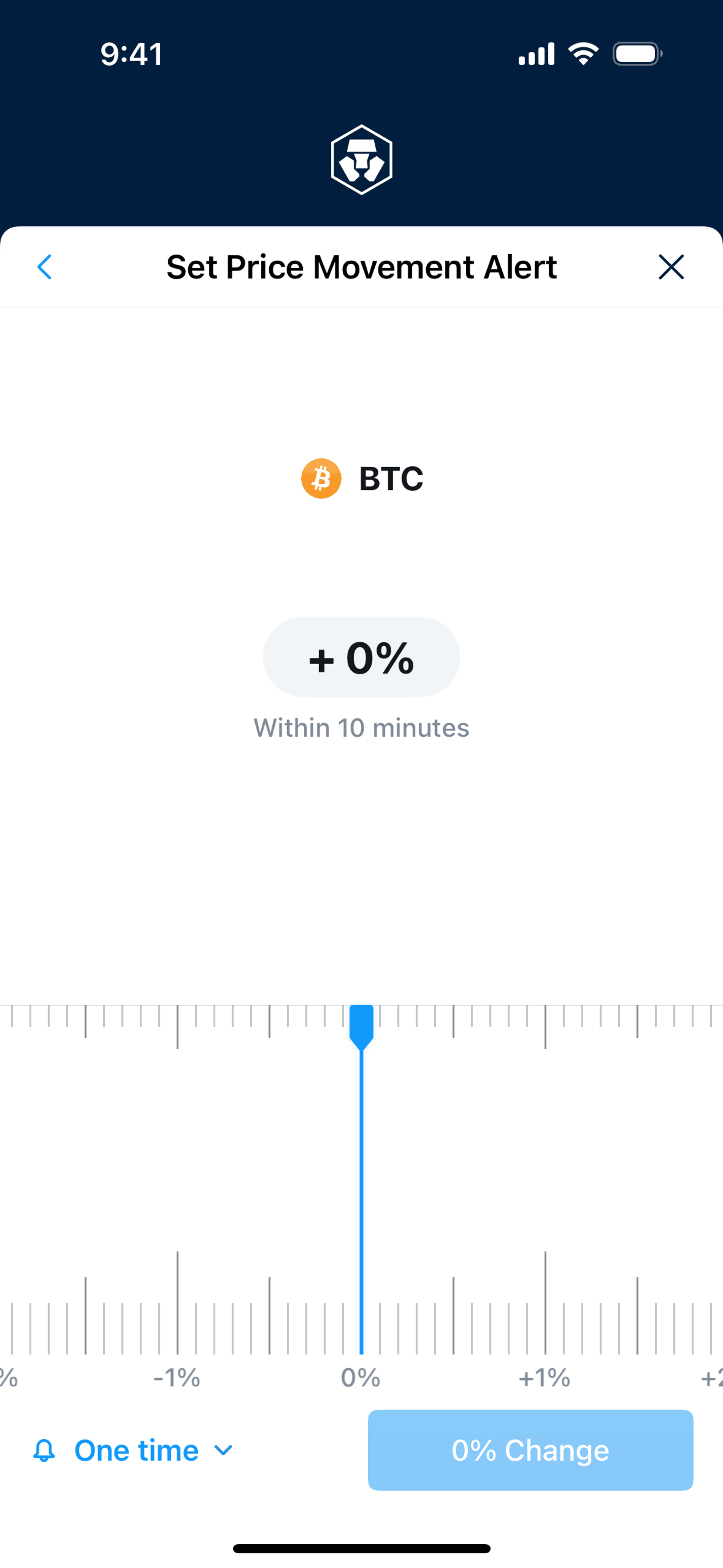 Crypto.com iOS Finance interface screenshot 4