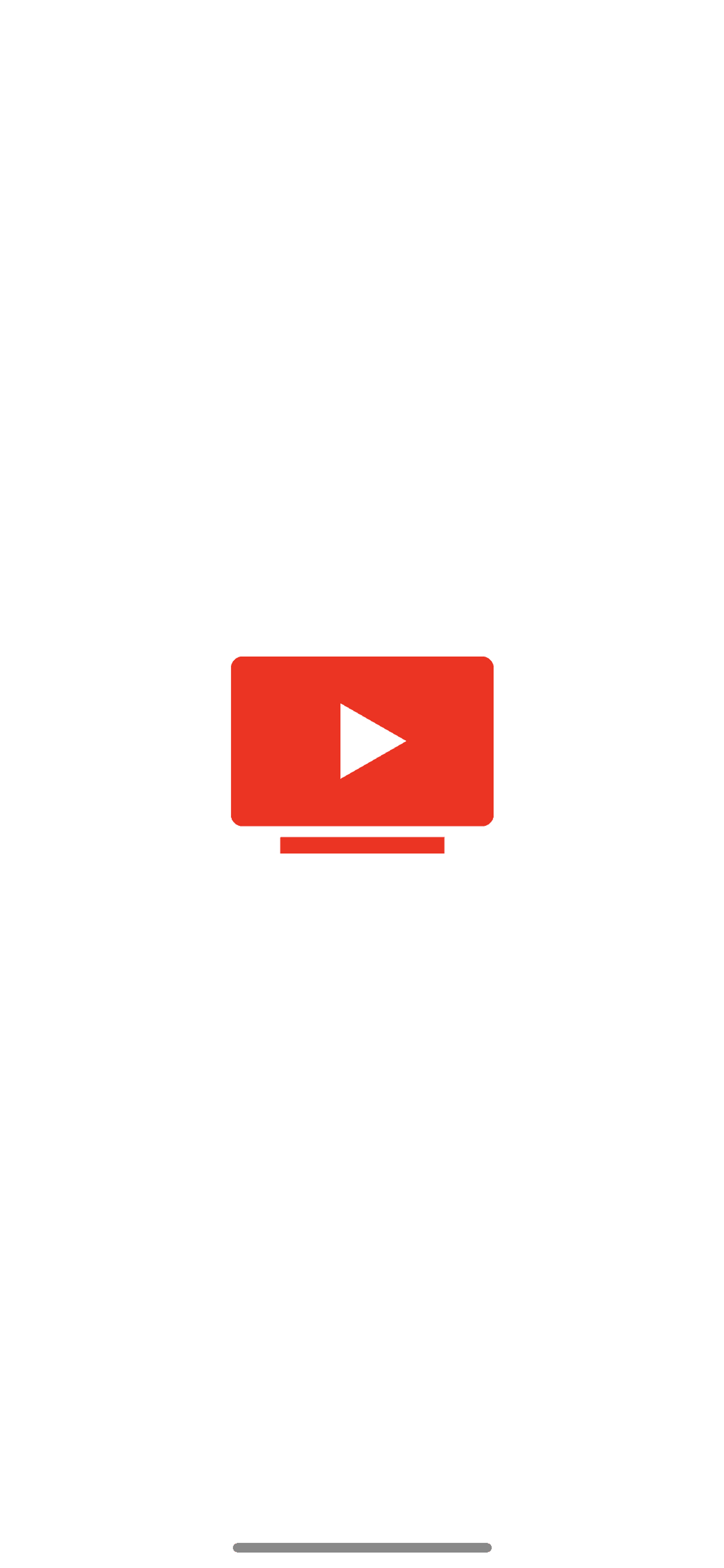 Onboarding on YouTube TV (ios) screen 1