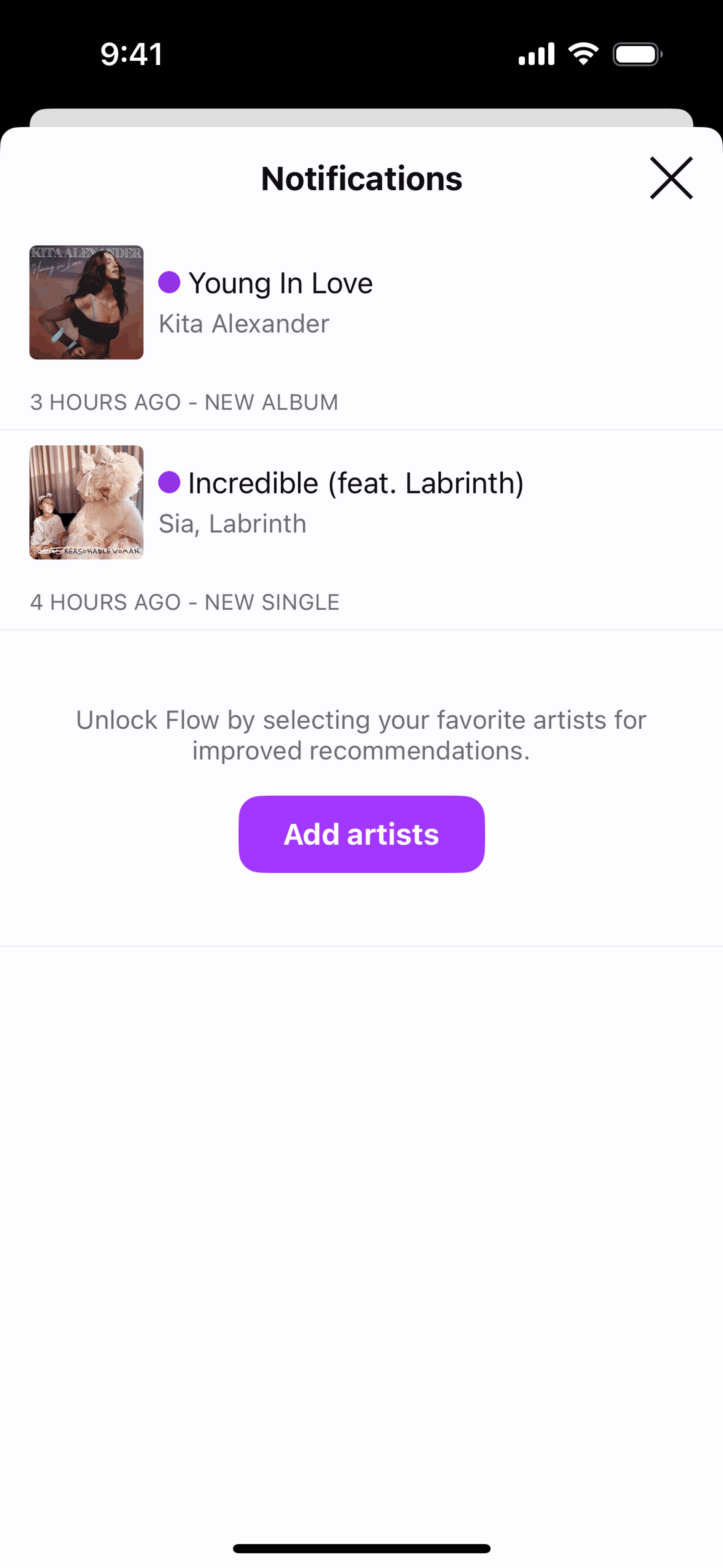 Deezer iOS Entertainment interface screenshot 17
