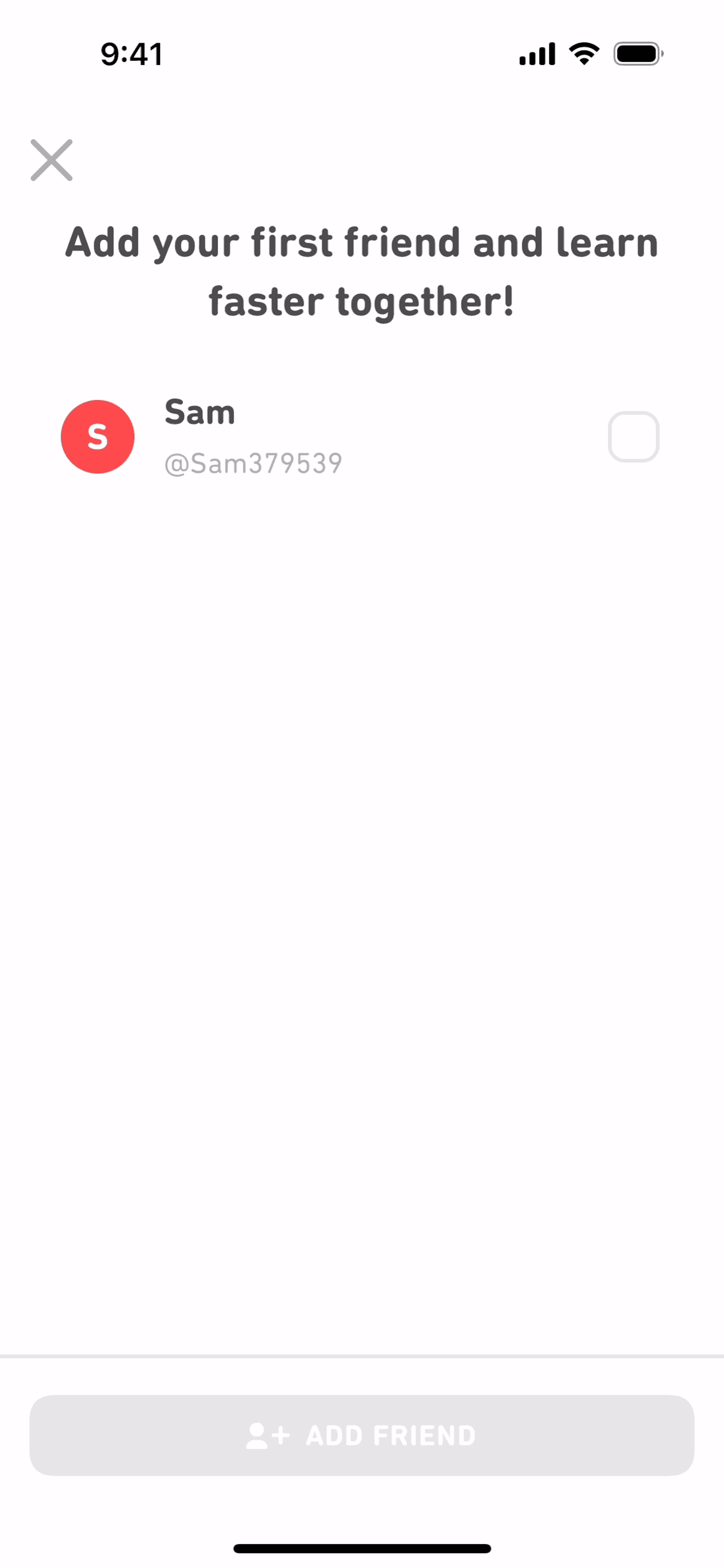 Education app screen 1