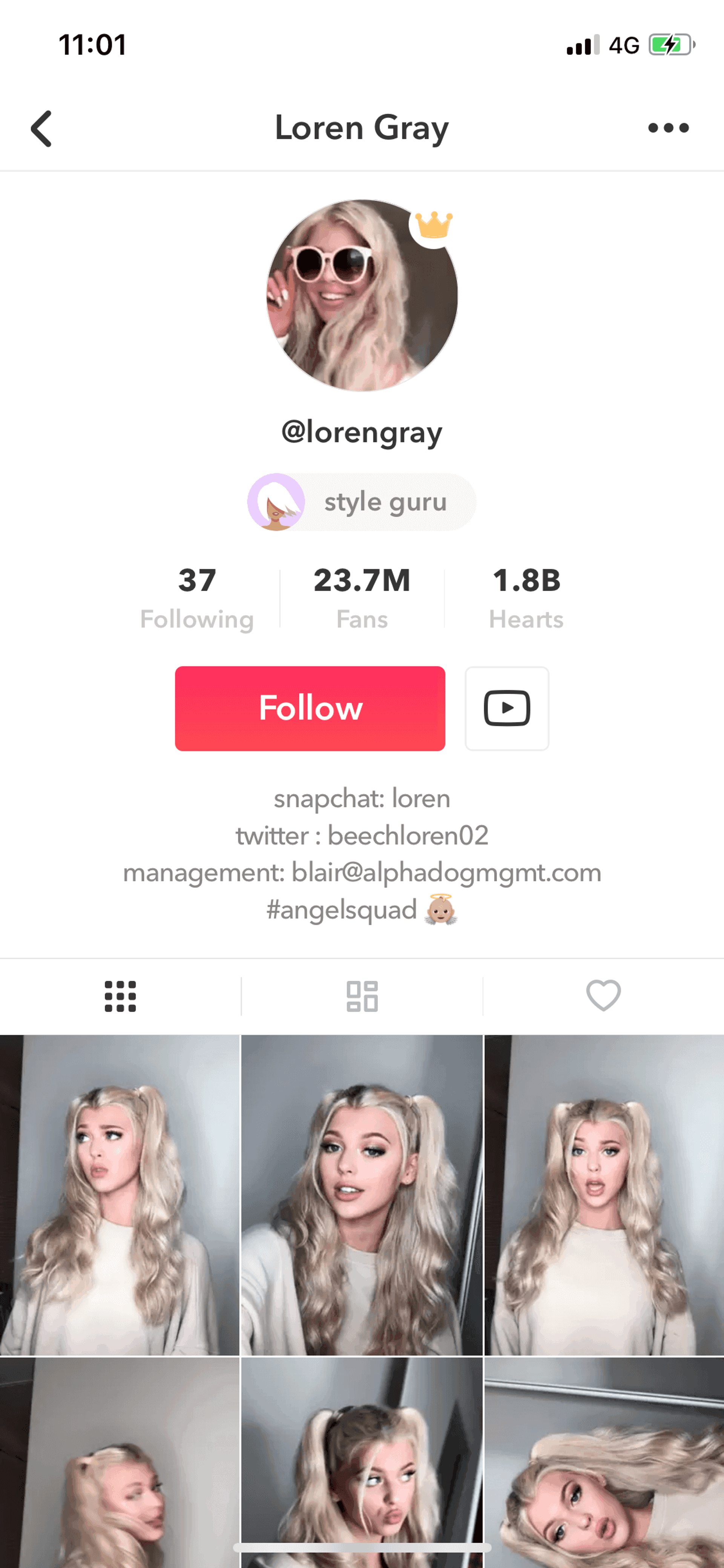 musical.ly iOS Photo & Video interface screenshot 16