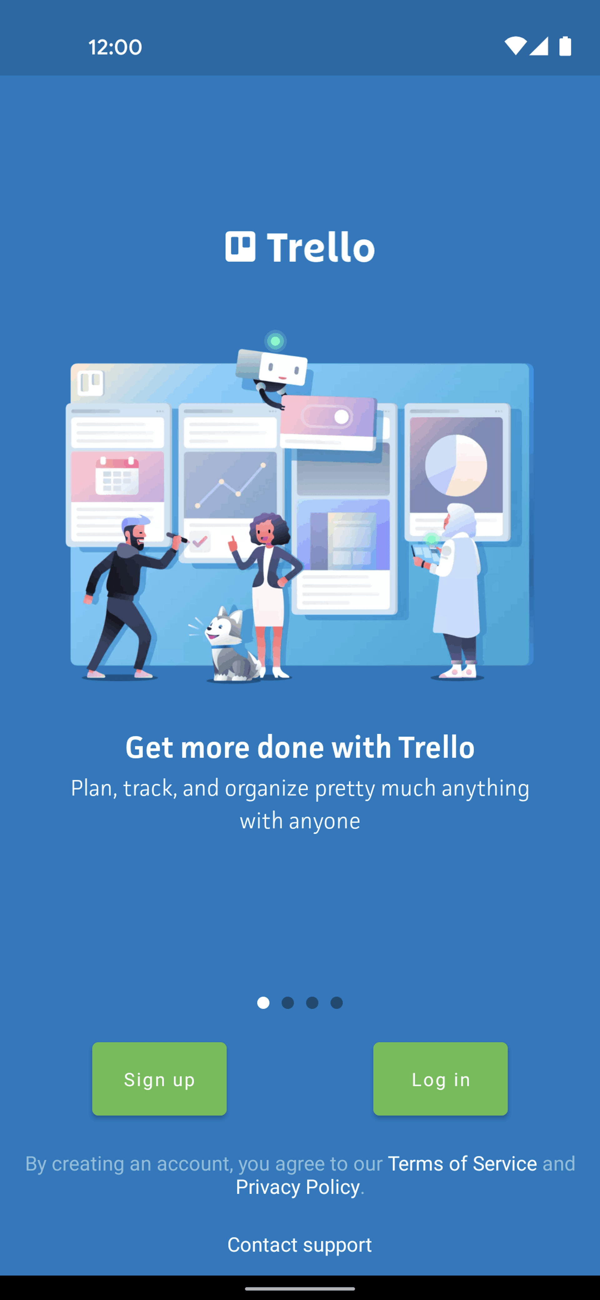 Trello Android Business interface screenshot 1