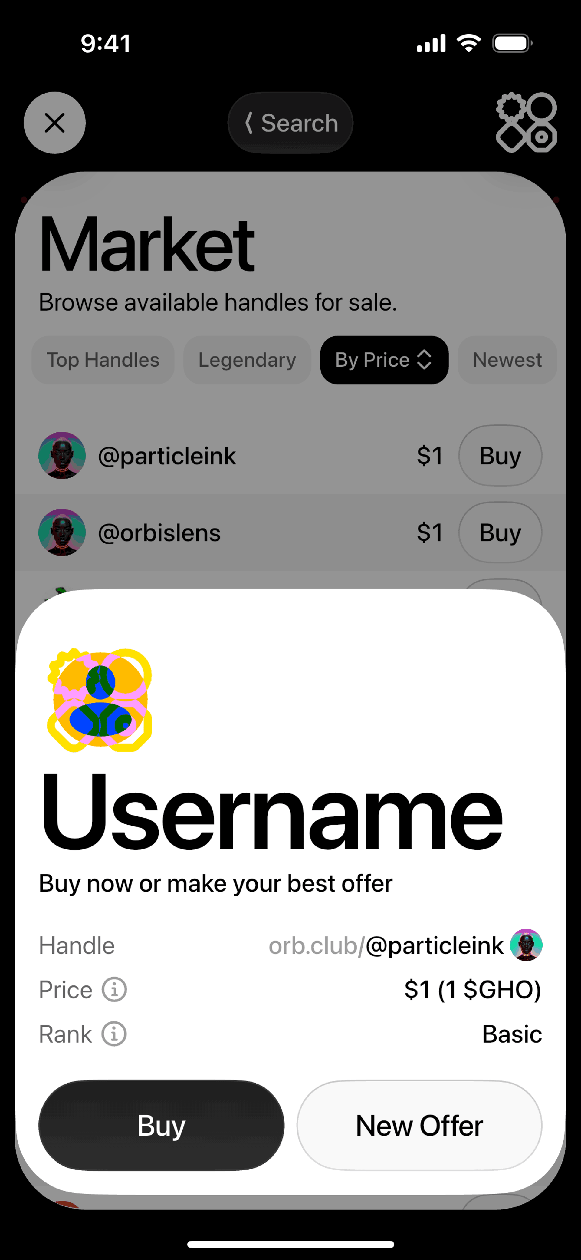 Orb Social iOS Social Networking interface screenshot 8