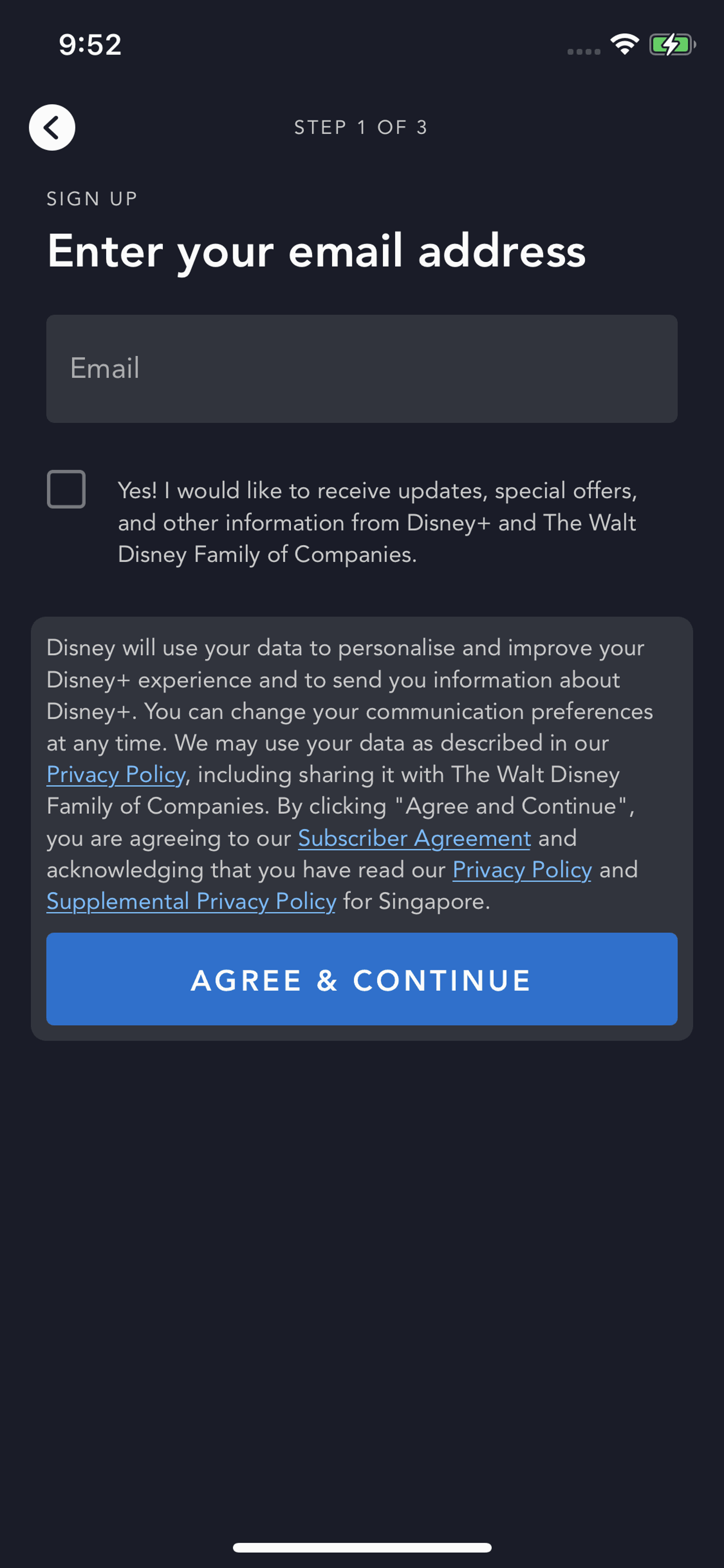 Disney+ iOS Entertainment interface screenshot 3