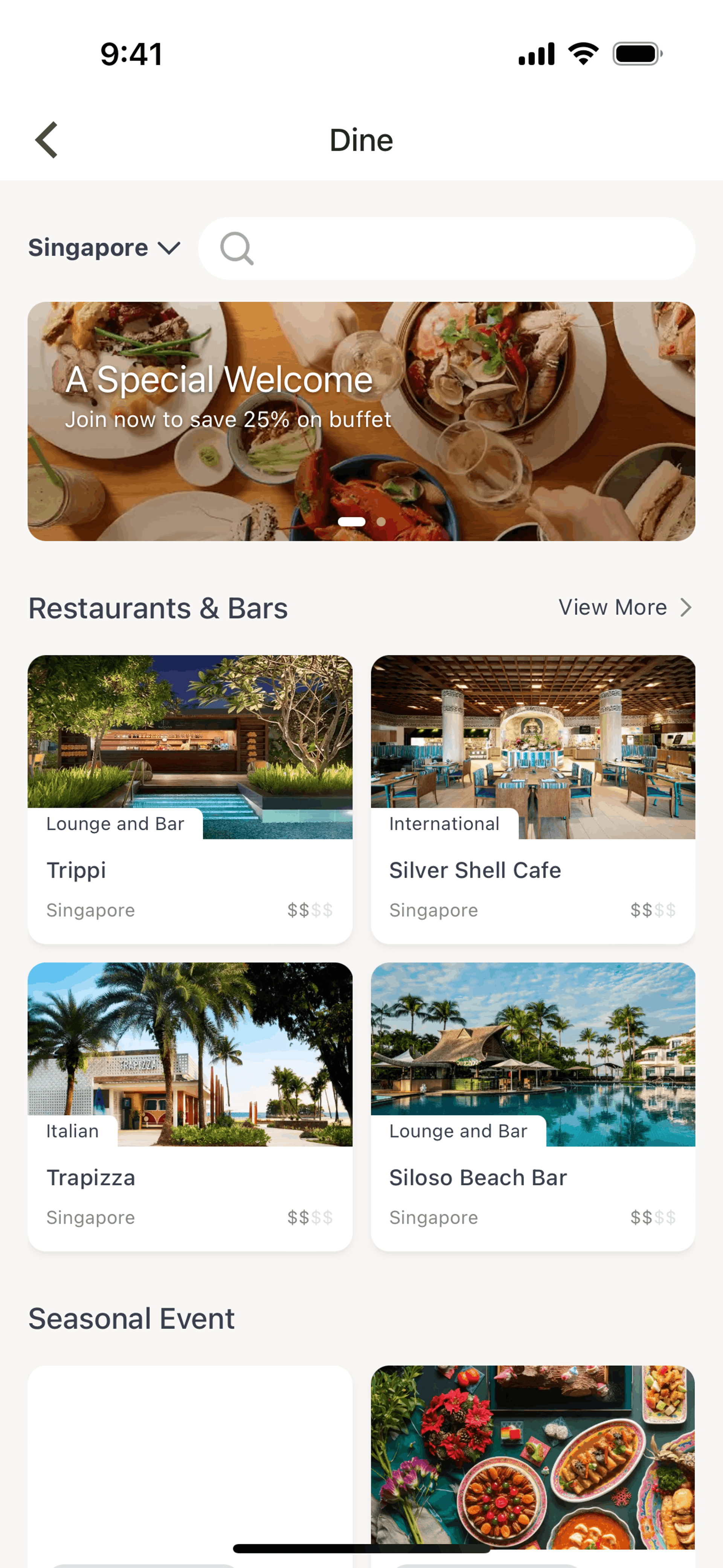 Dine on Shangri-La Circle (ios) screen 2