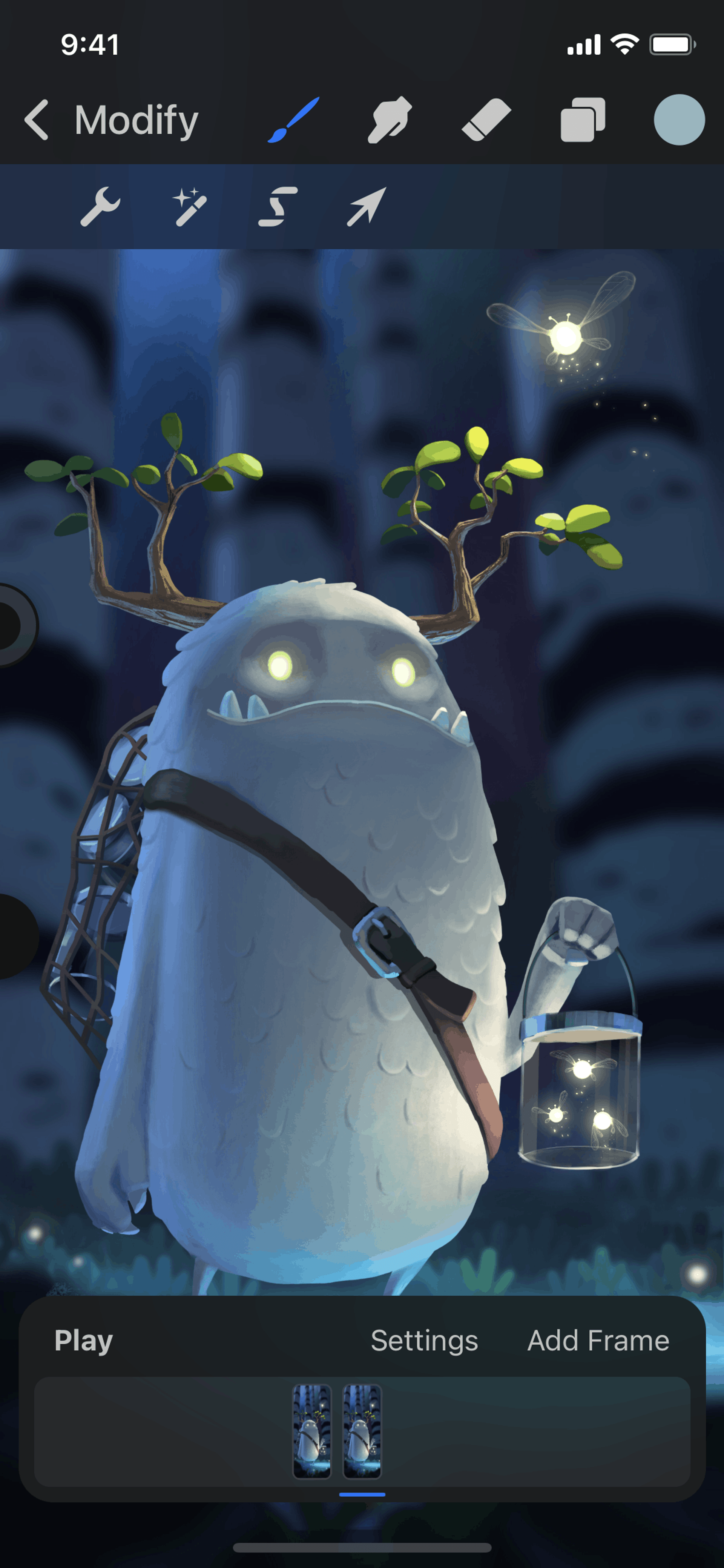 Procreate Pocket iOS Graphics & Design interface screenshot 21