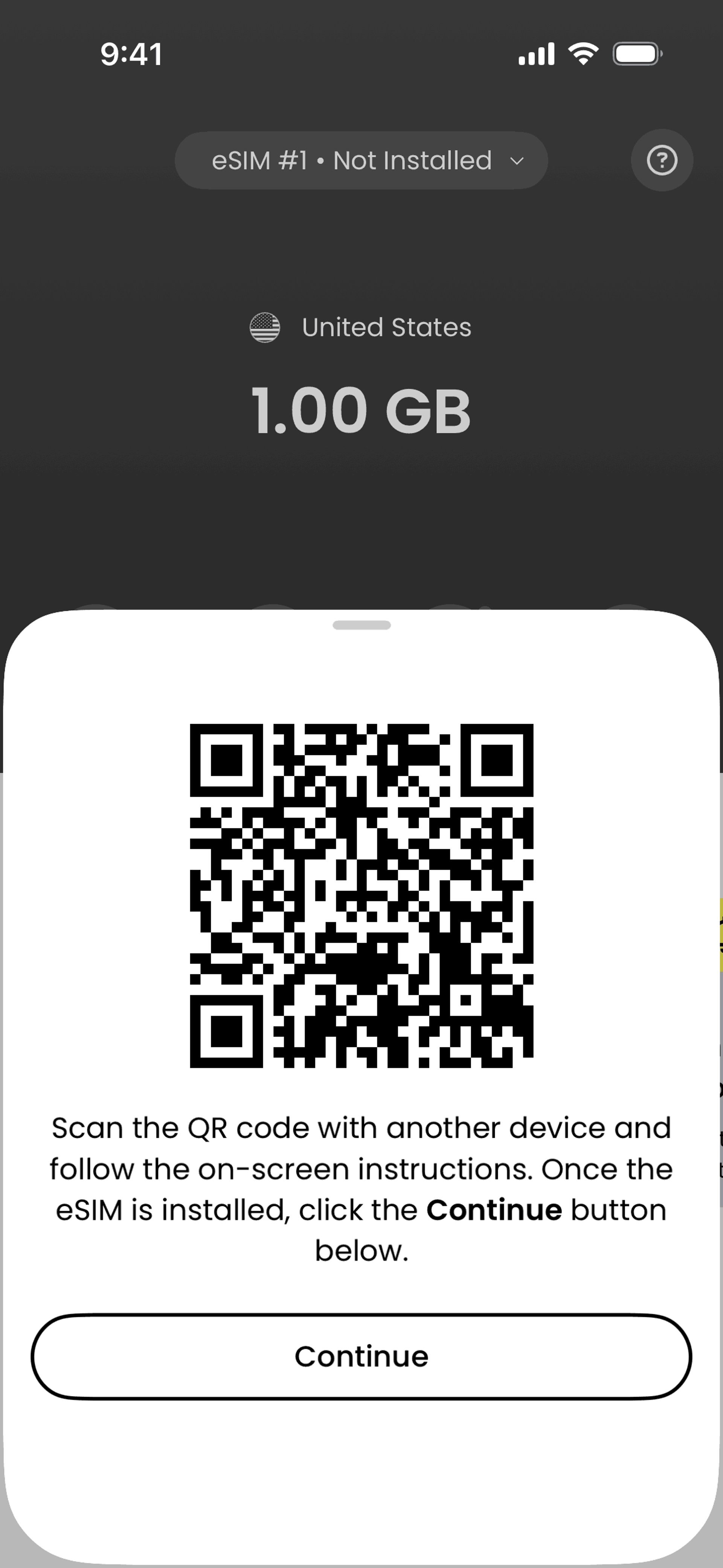 Saily iOS Travel & Transportation interface screenshot 22