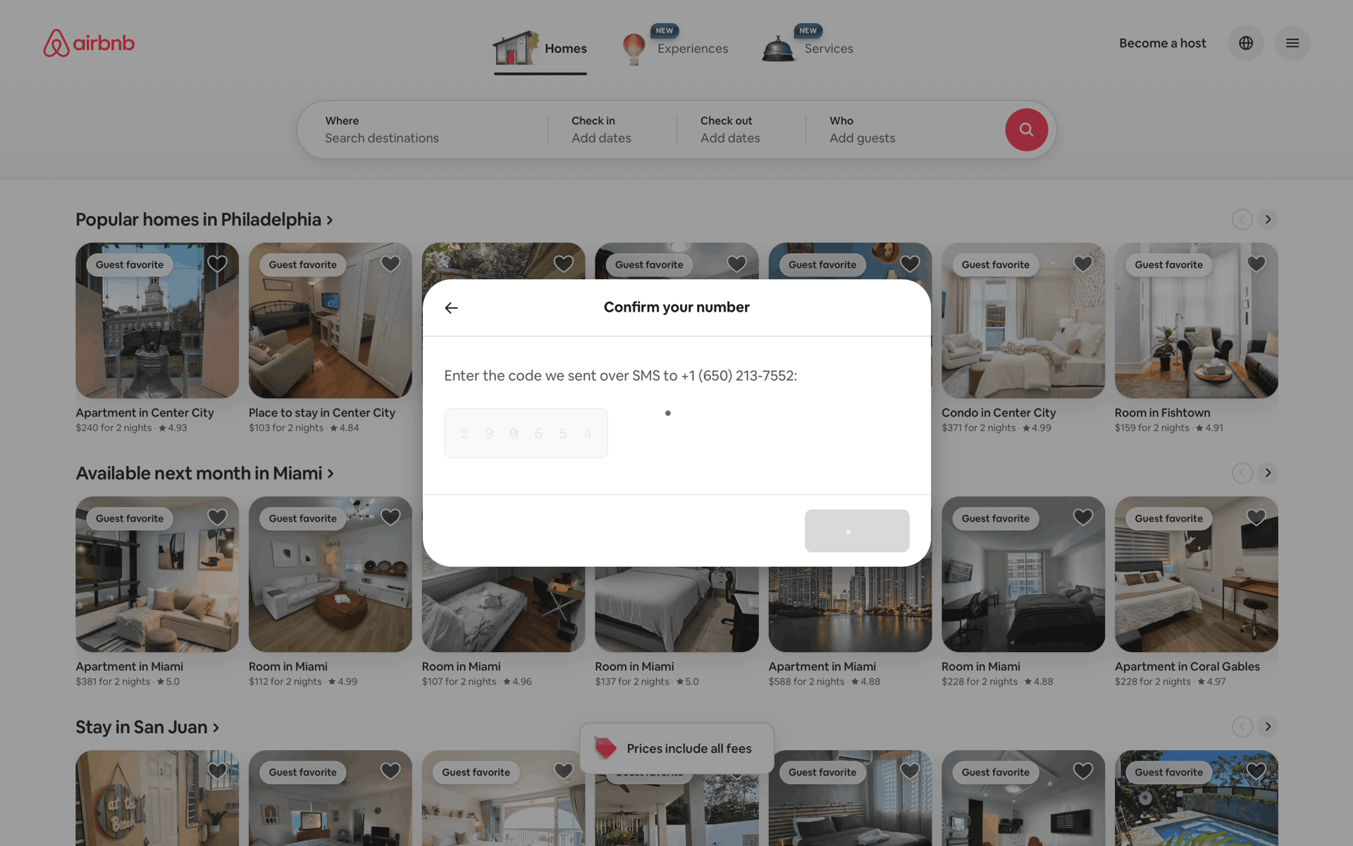 Onboarding on Airbnb (web) screen 11