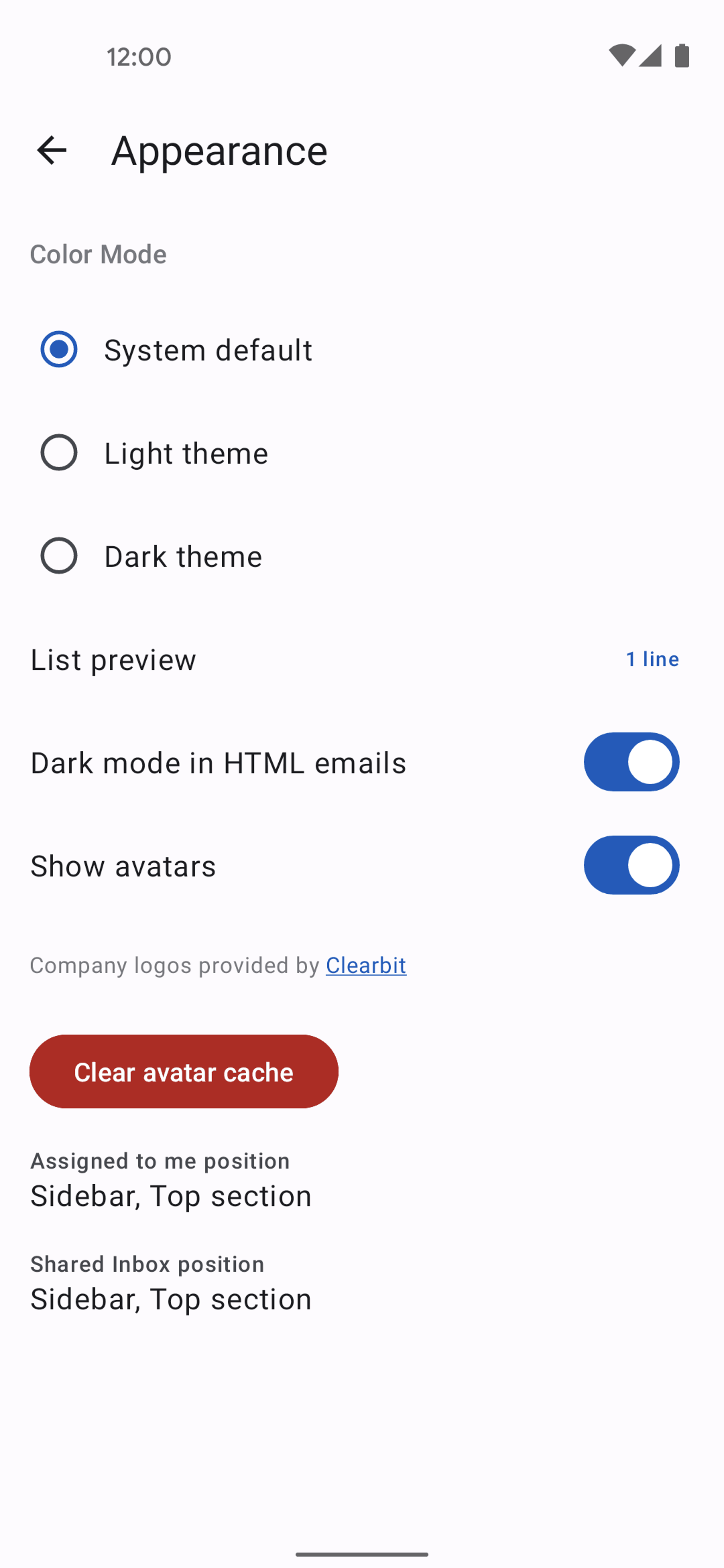 Spark Mail Android AI interface screenshot 22