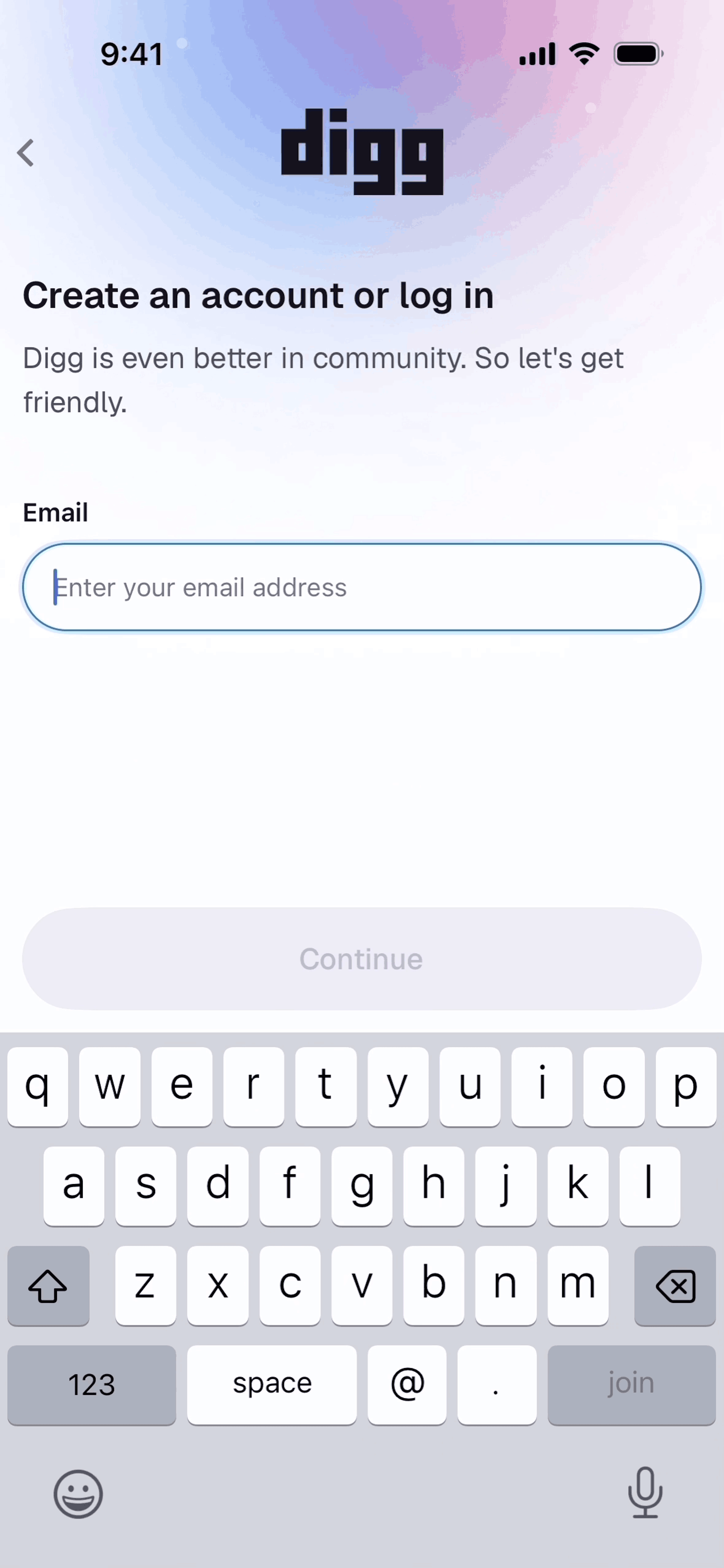 Digg iOS Social Networking interface screenshot 23