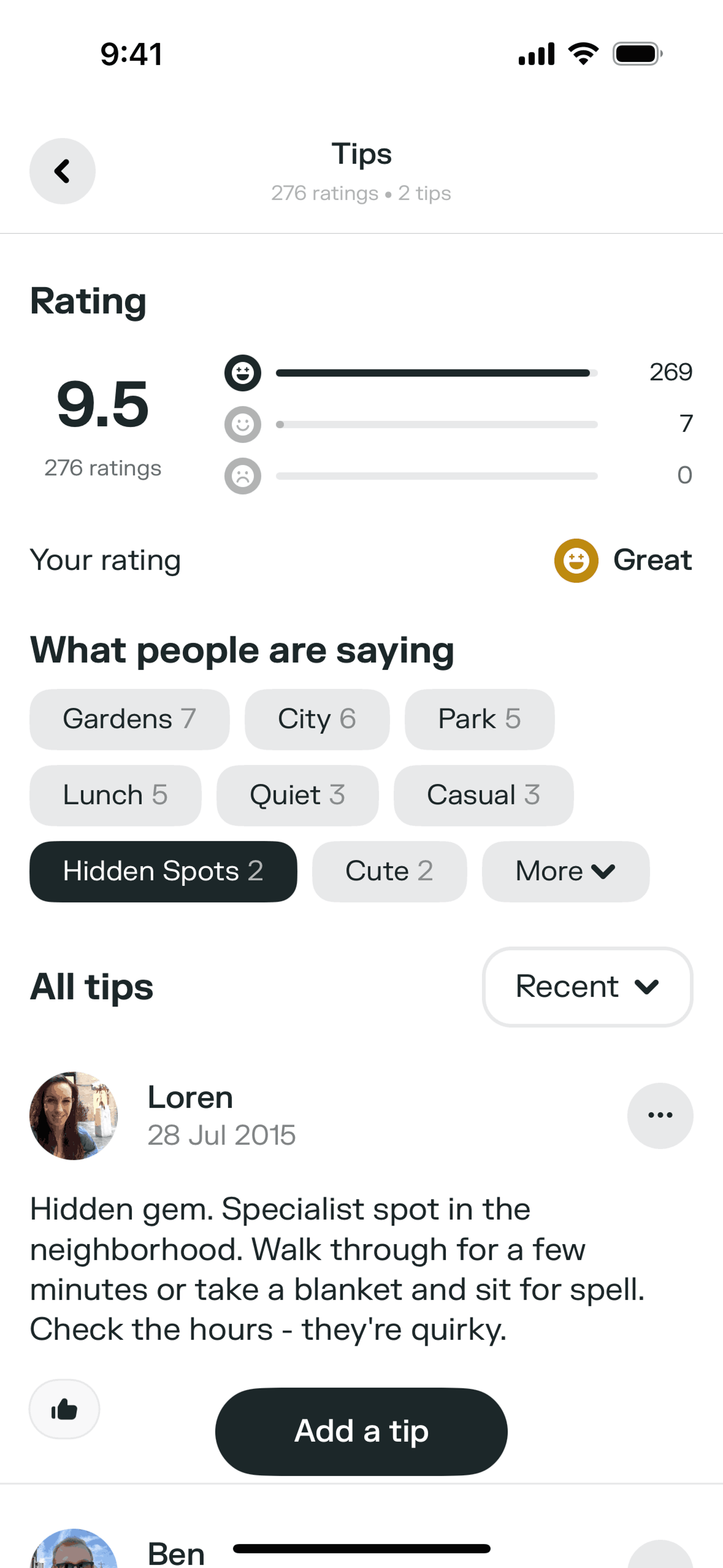 Swarm iOS Social Networking interface screenshot 13