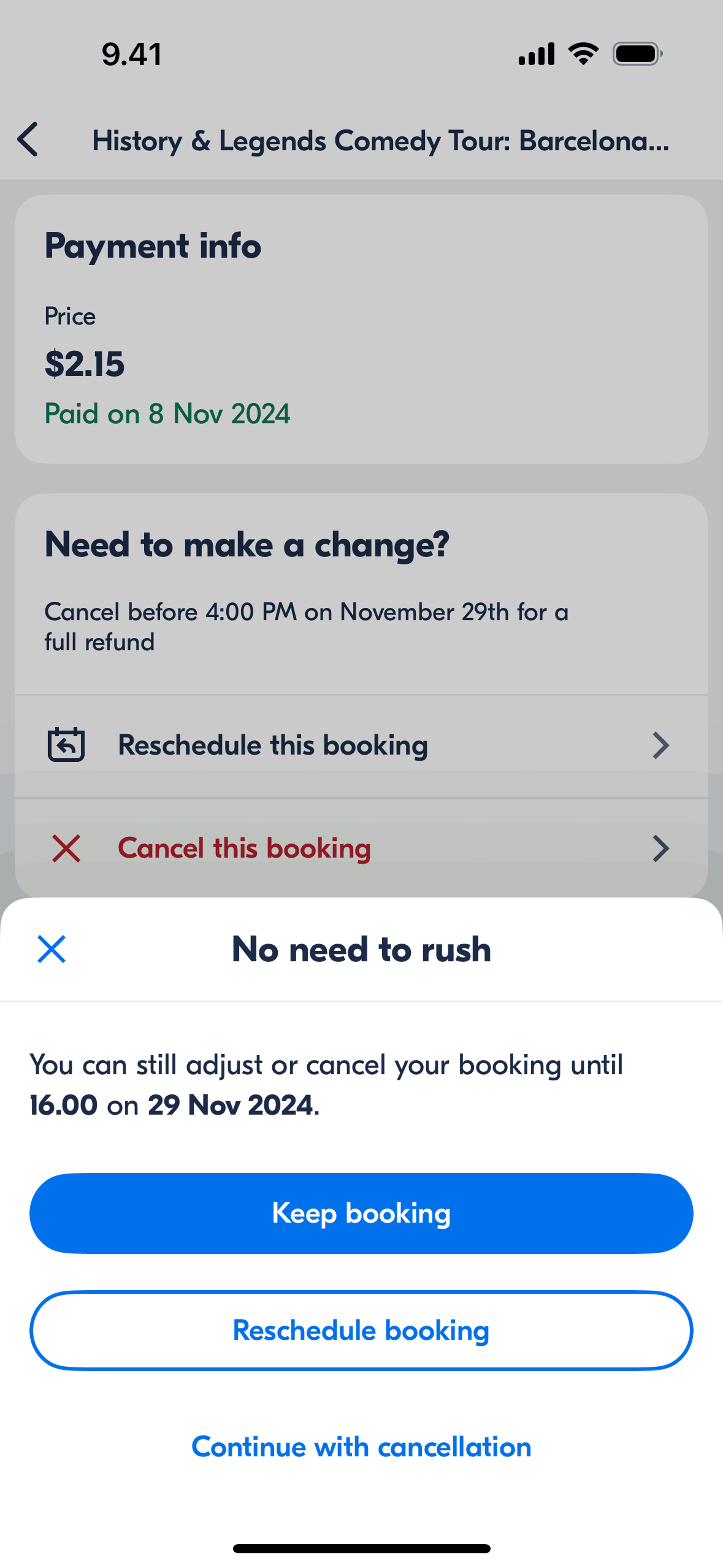 GetYourGuide iOS Travel & Transportation interface screenshot 18