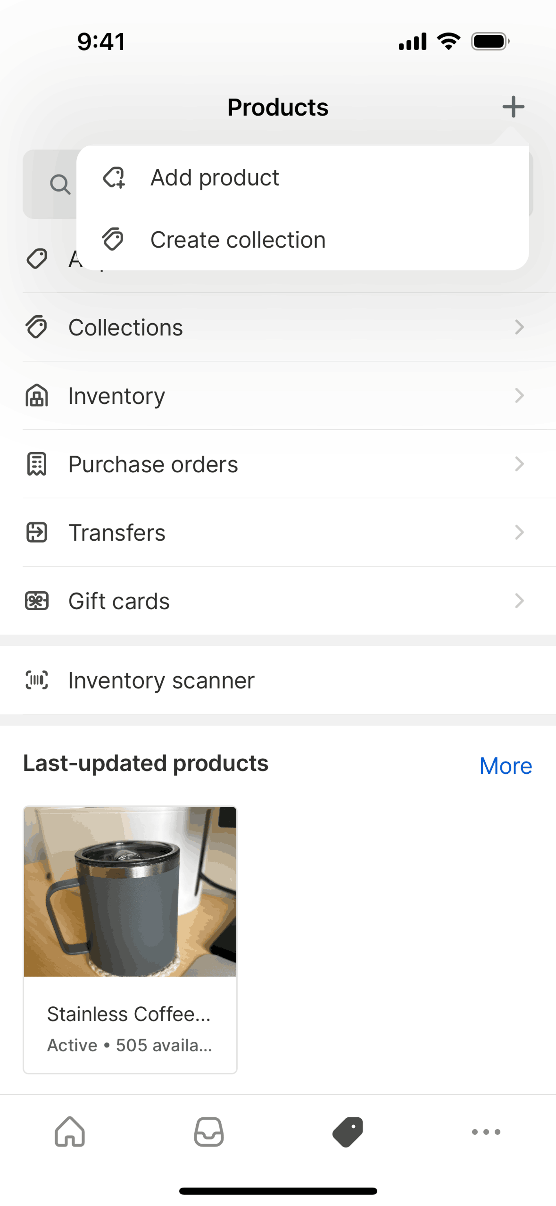Shopify iOS Business interface screenshot 16