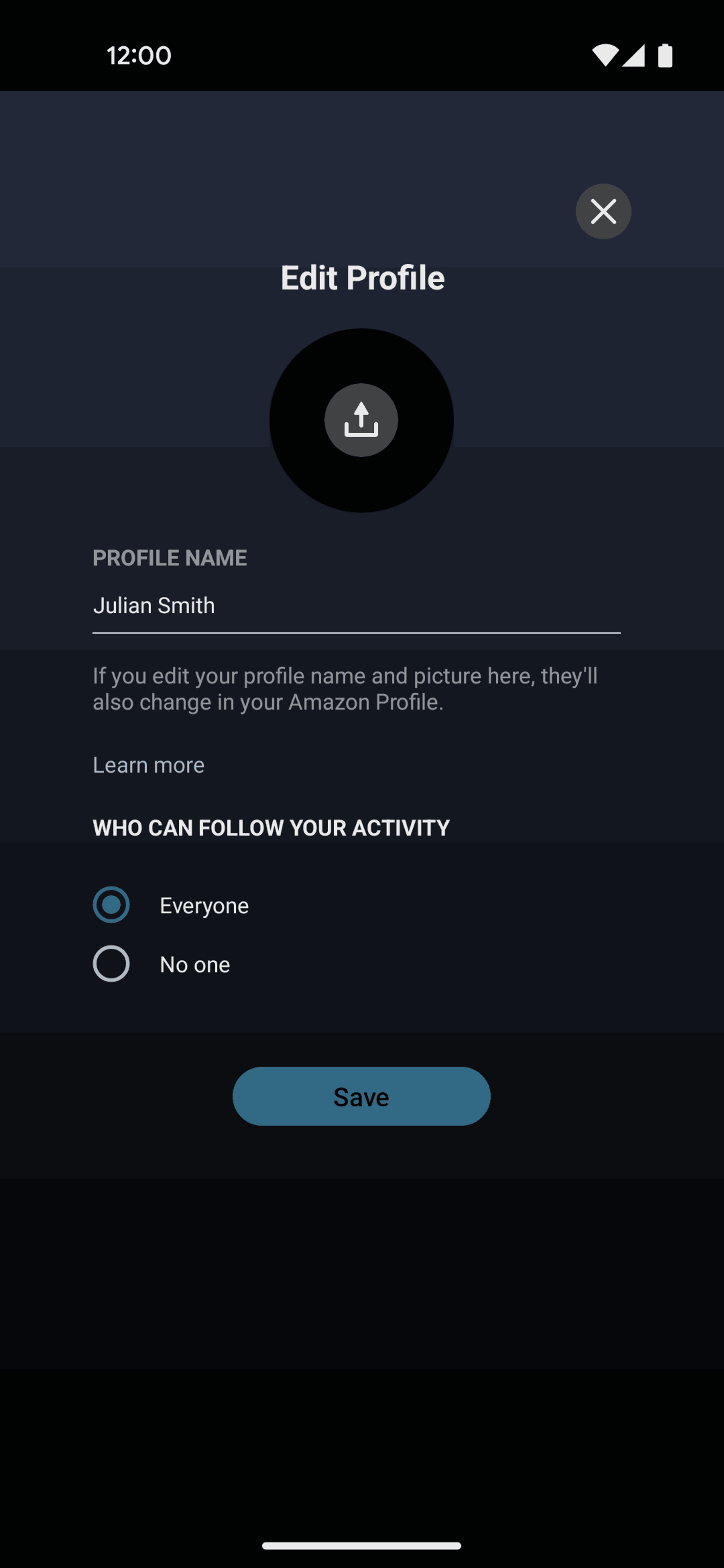 Amazon Music Android Music & Audio interface screenshot 20