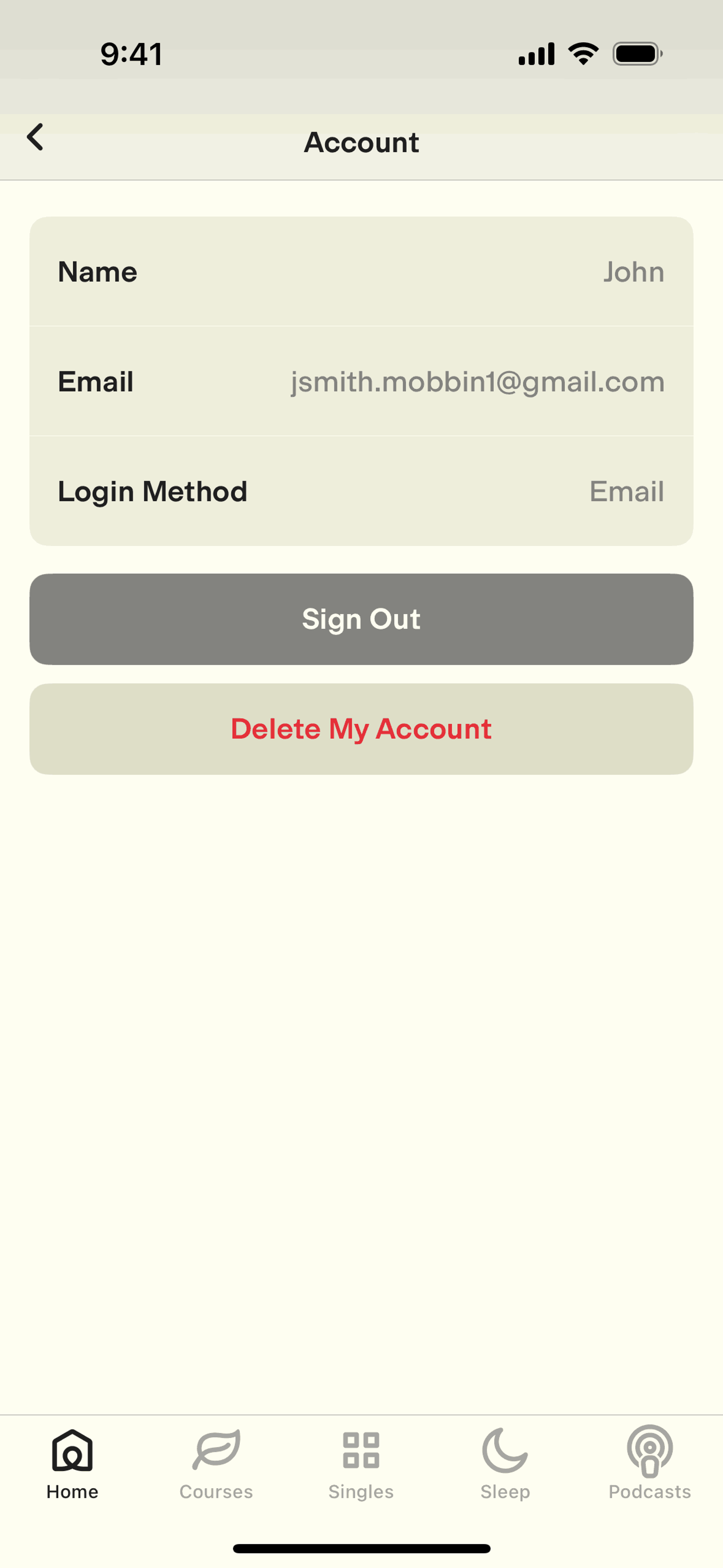 Ten Percent Happier iOS Health & Fitness interface screenshot 13