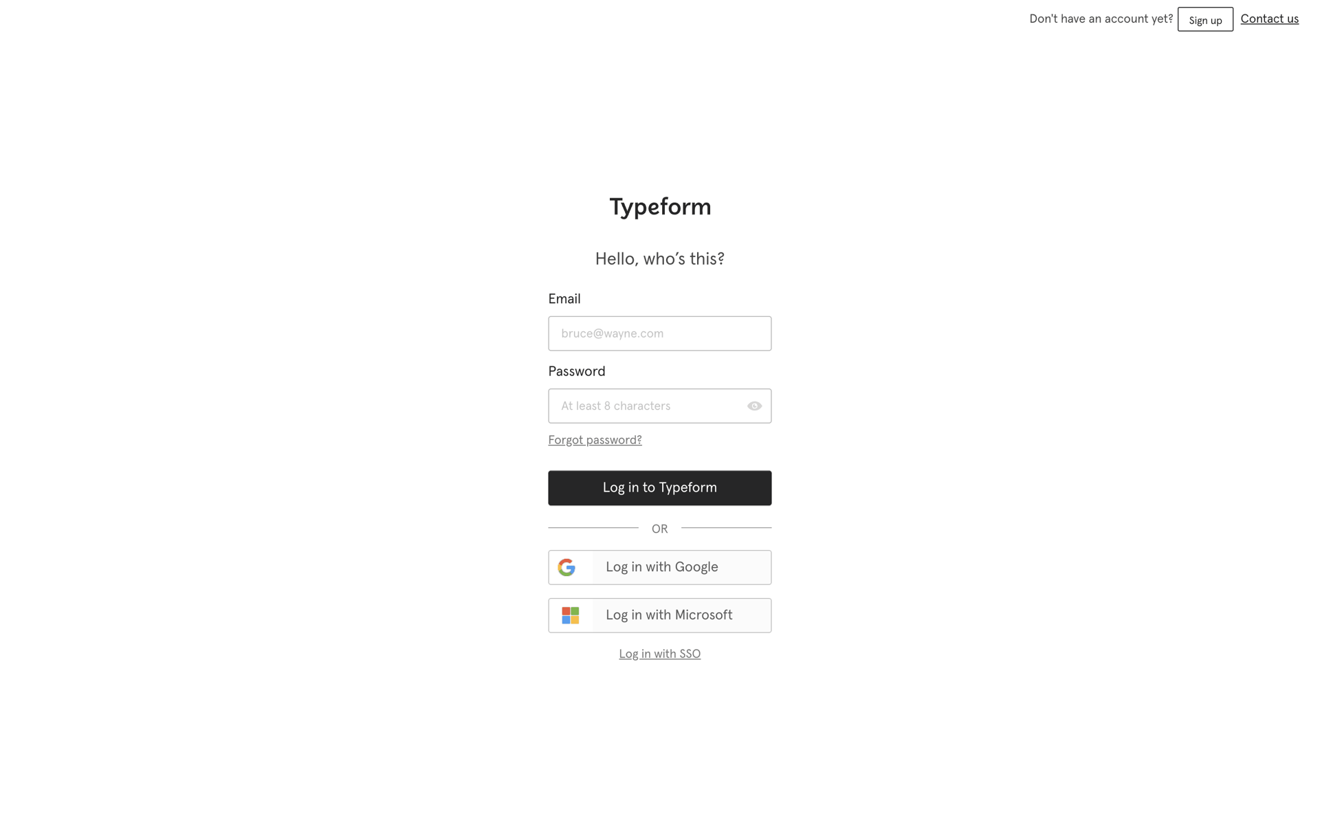 Typeform Web Productivity interface screenshot 2