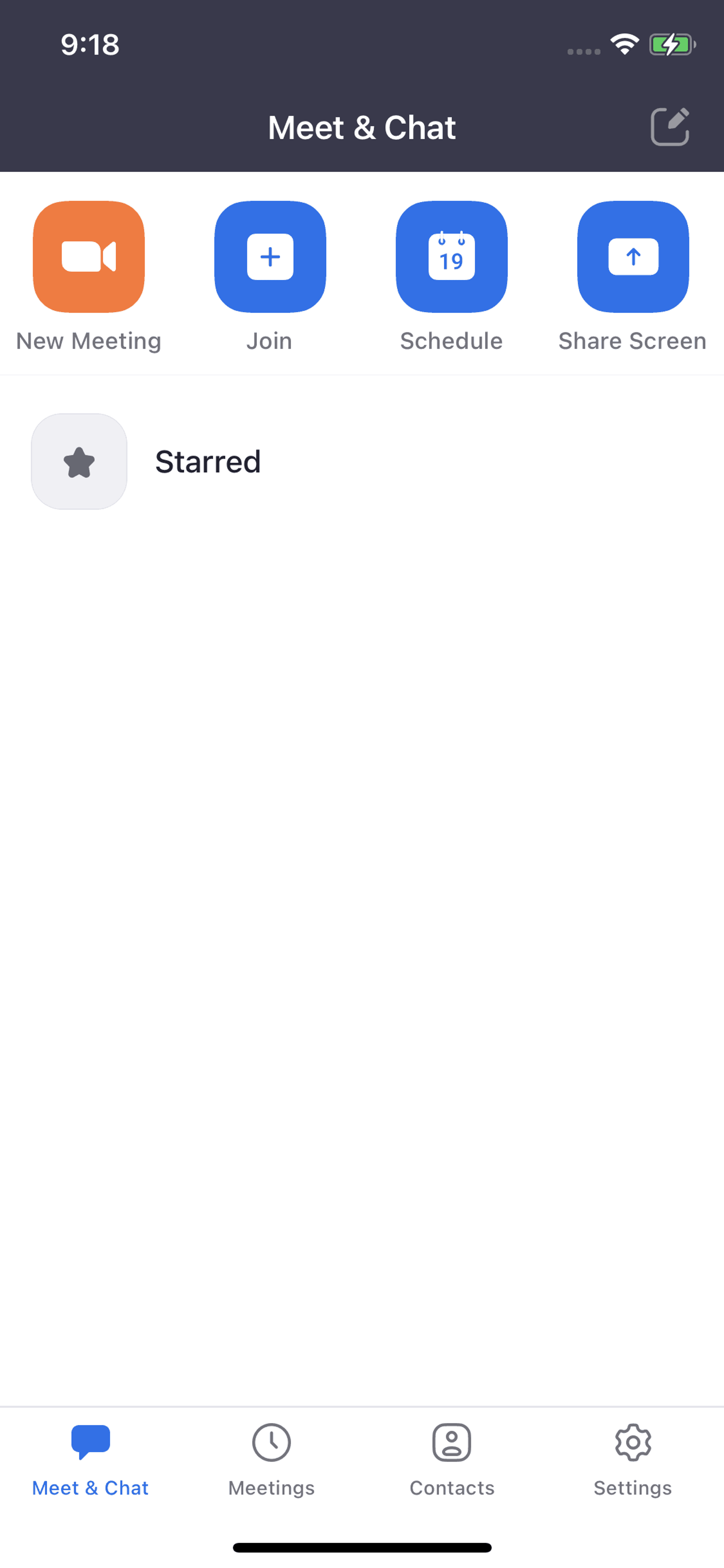 Zoom iOS Business interface screenshot 9
