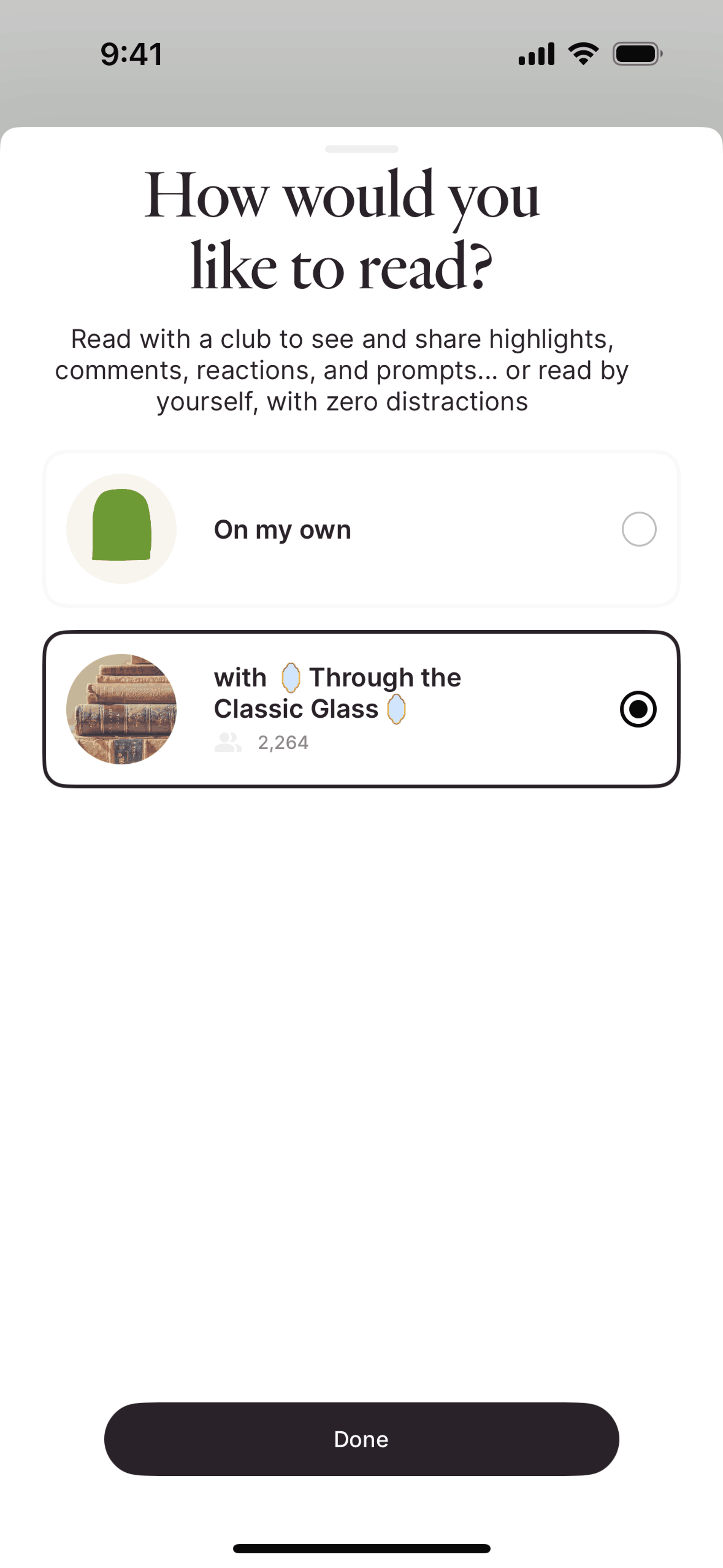 Fable iOS Social Networking interface screenshot 21