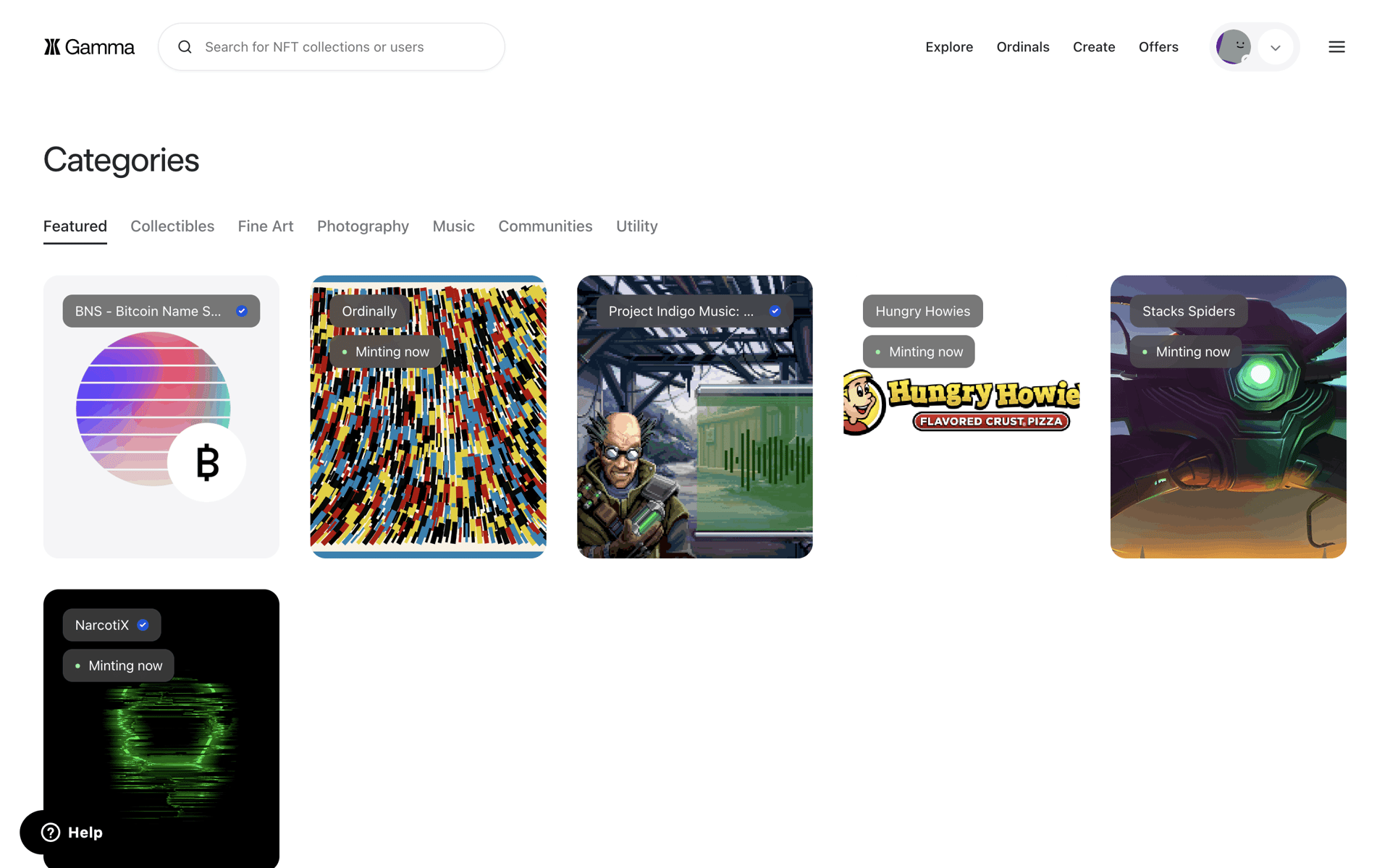 Gamma Web Crypto & Web3 interface screenshot 19