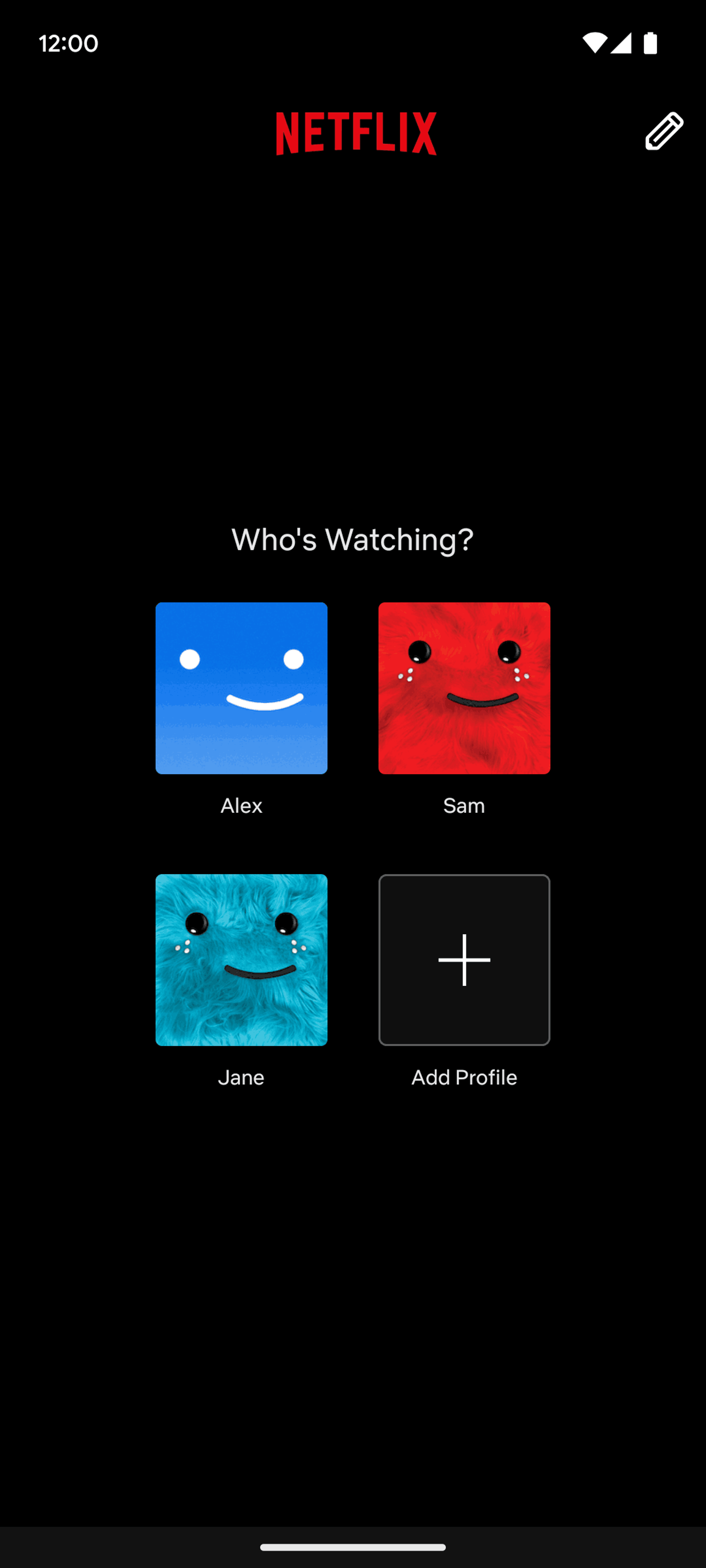 Netflix Android Entertainment interface screenshot 2