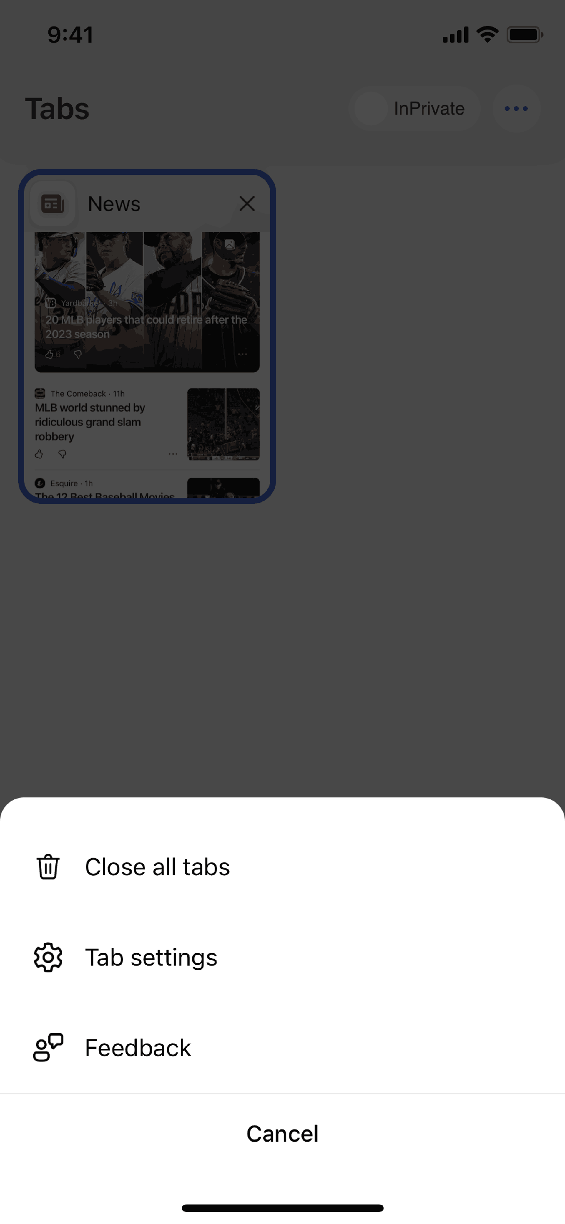 Bing iOS AI interface screenshot 7