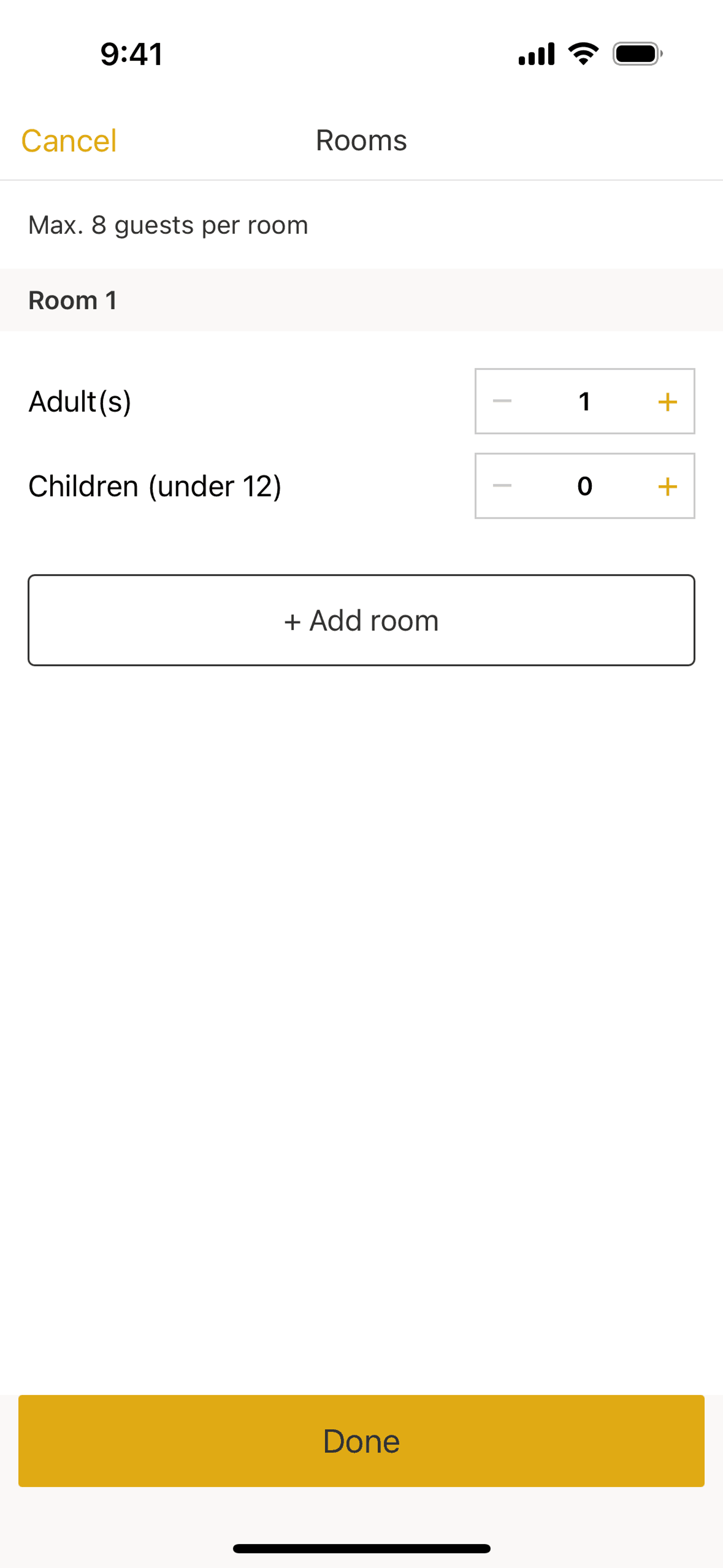 Customizing rooms on Shangri-La Circle (ios) screen 2