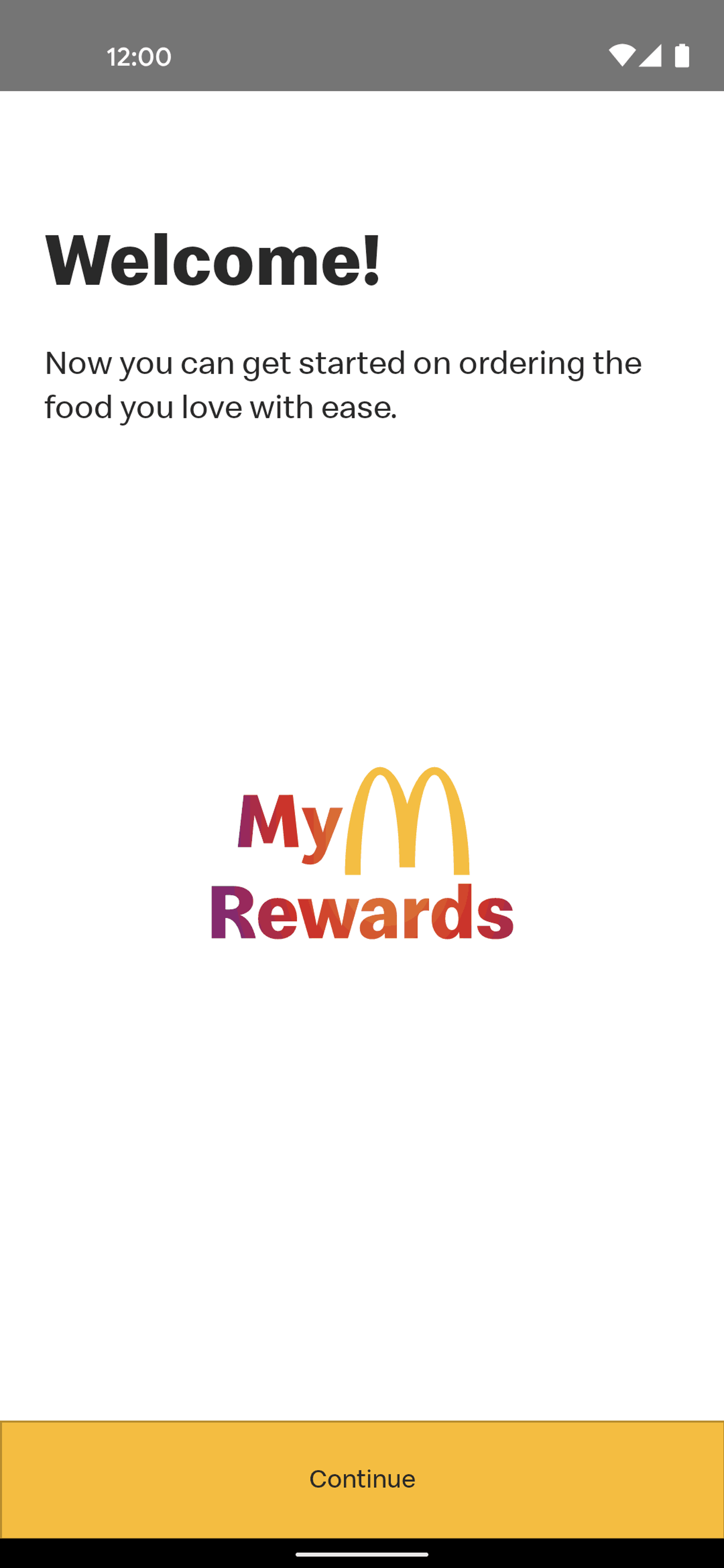 McDonald's Android Food & Drink interface screenshot 14