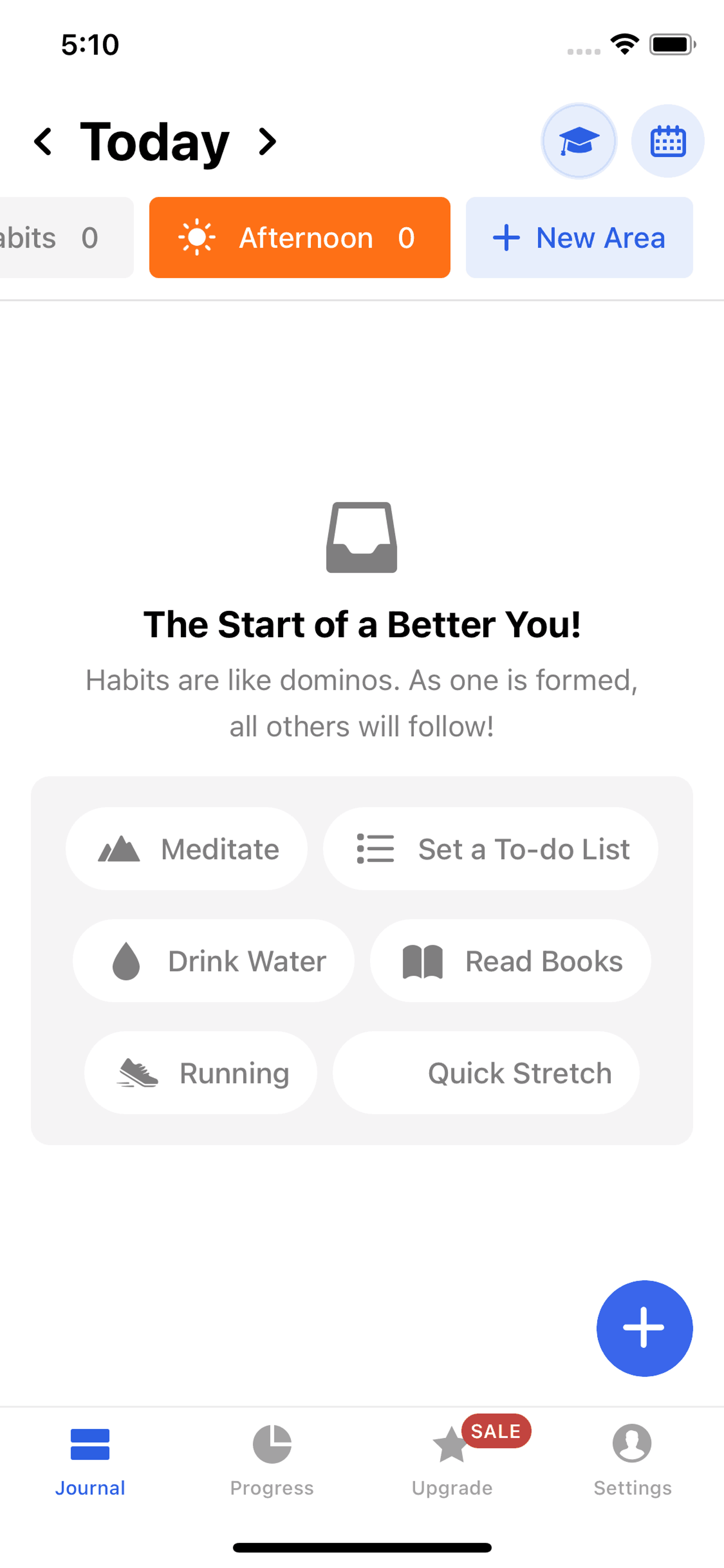Habitify iOS Productivity interface screenshot 6