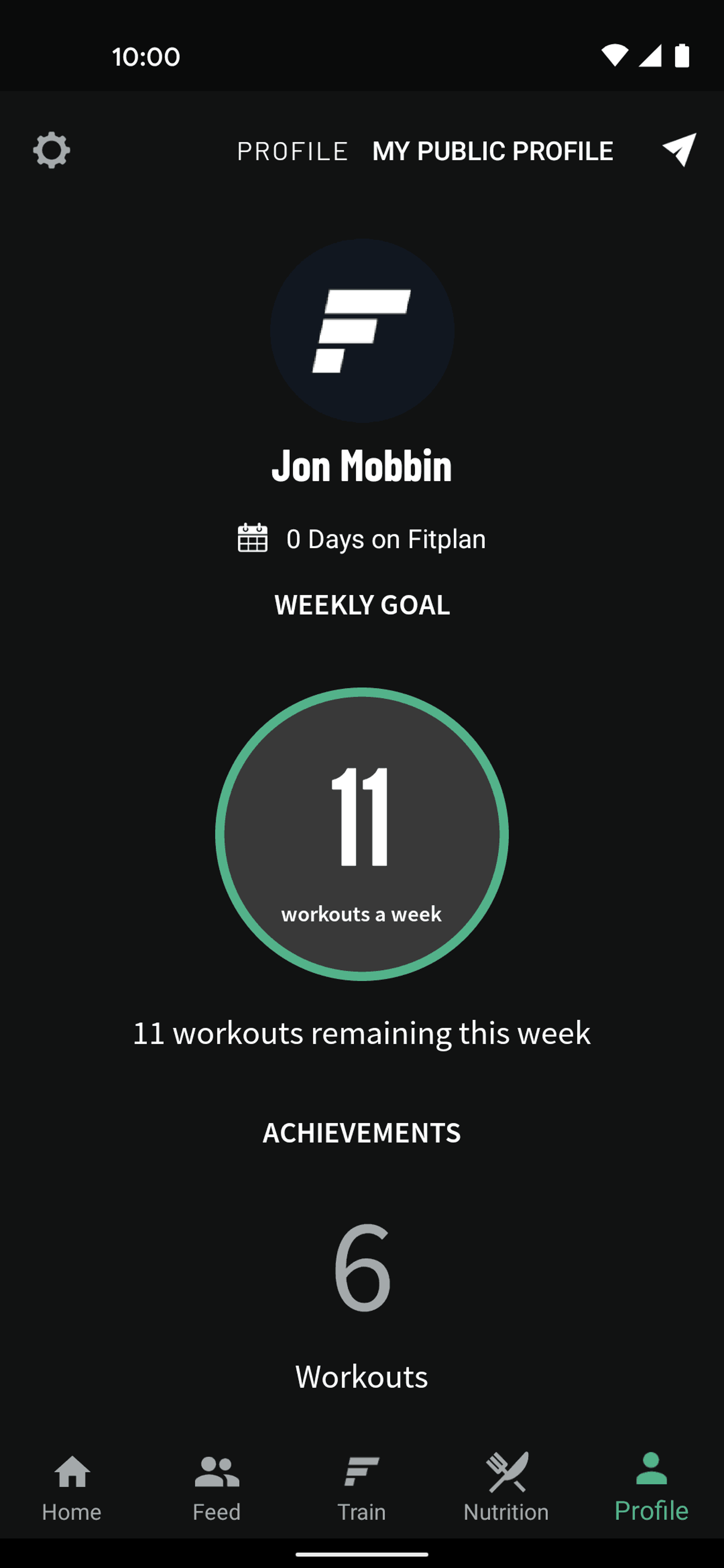Fitplan Android Health & Fitness interface screenshot 4