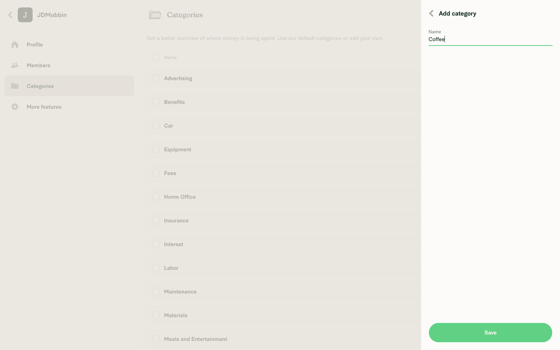 Expensify Web Finance interface screenshot 16