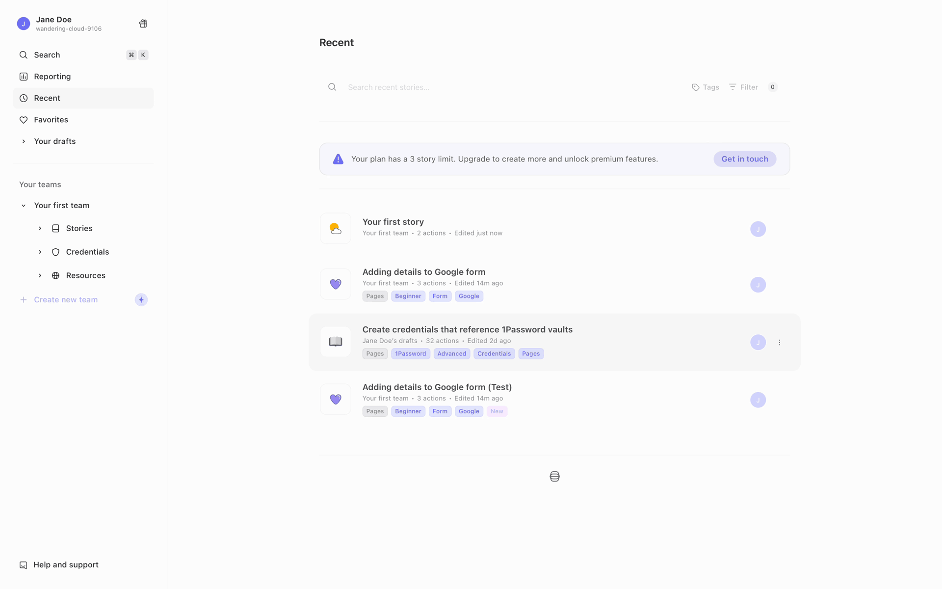 Tines Web Collaboration interface screenshot 12