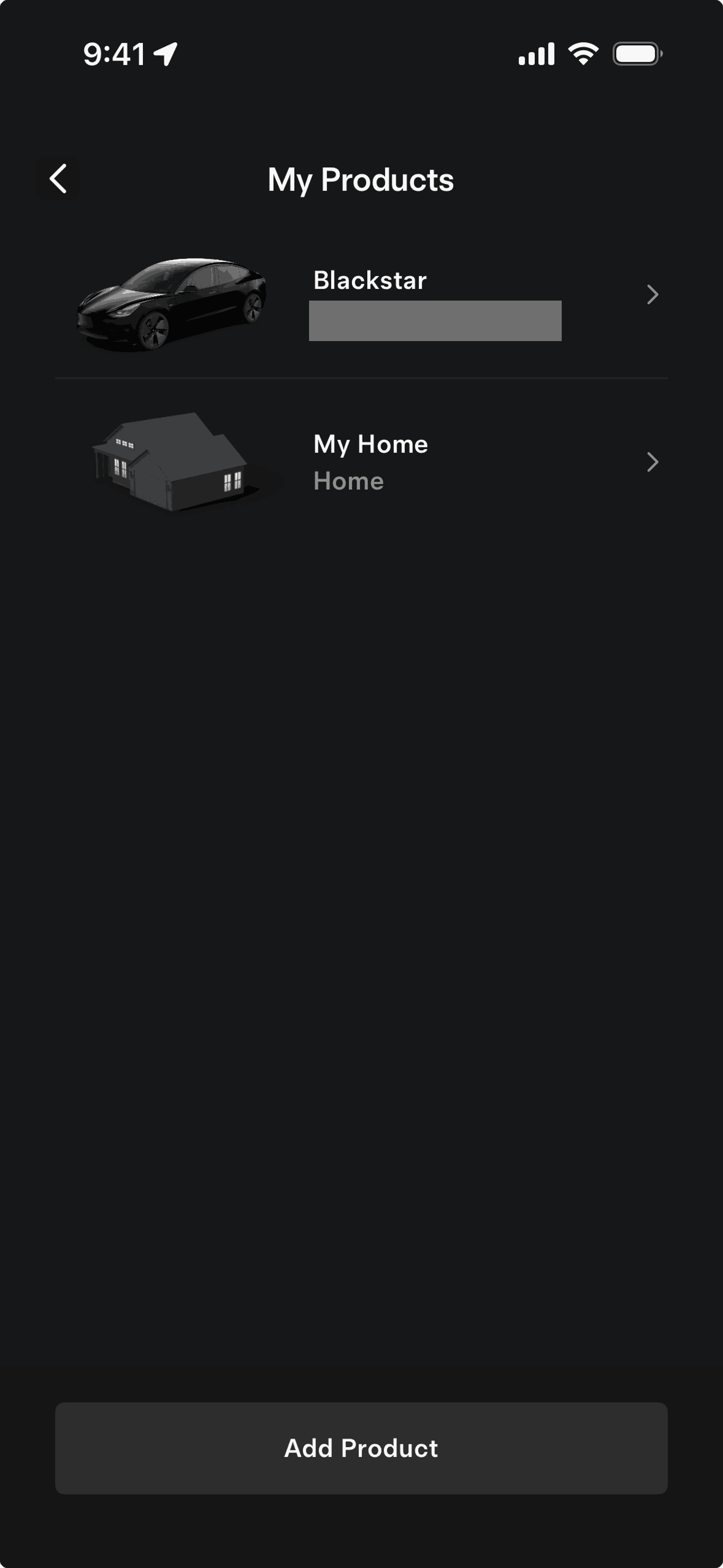 Tesla iOS Travel & Transportation interface screenshot 13