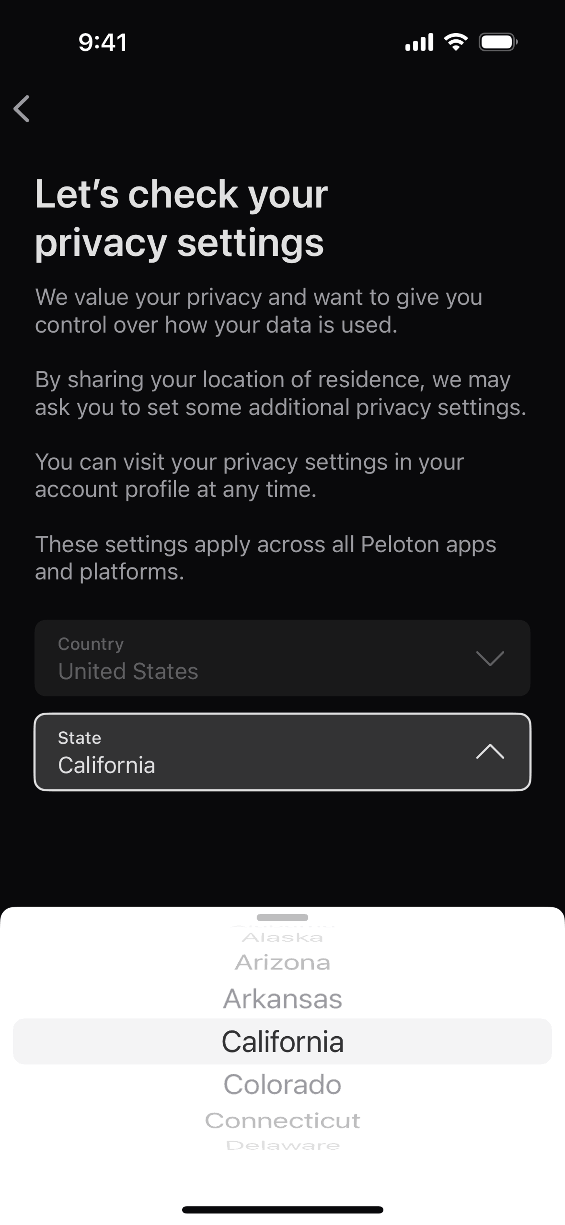 Peloton Strength+ iOS Health & Fitness interface screenshot 14