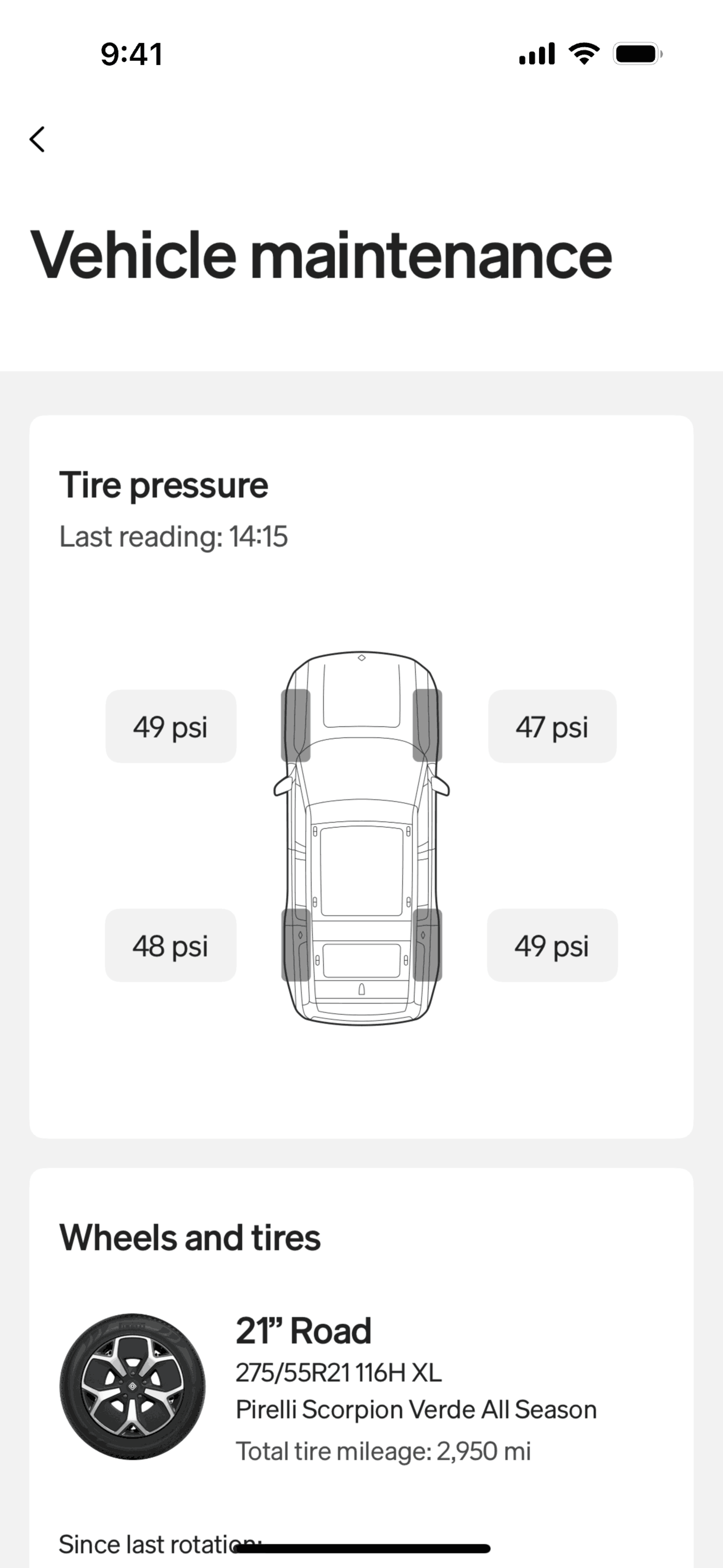 Rivian iOS Travel & Transportation interface screenshot 7