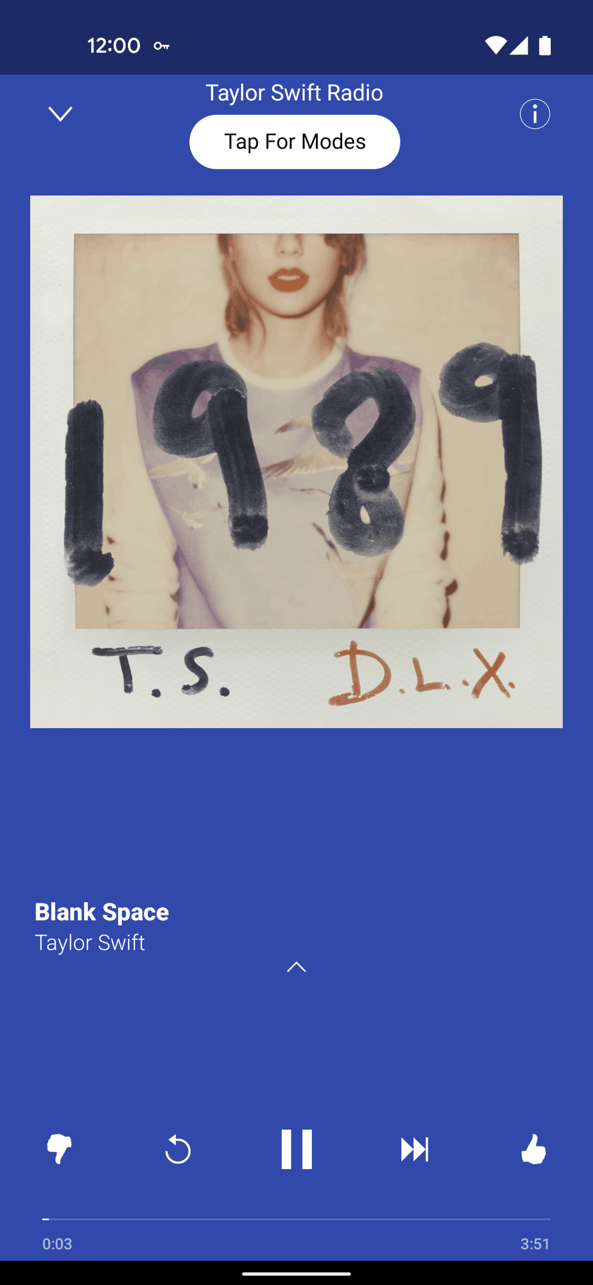 Pandora Android Music & Audio interface screenshot 4