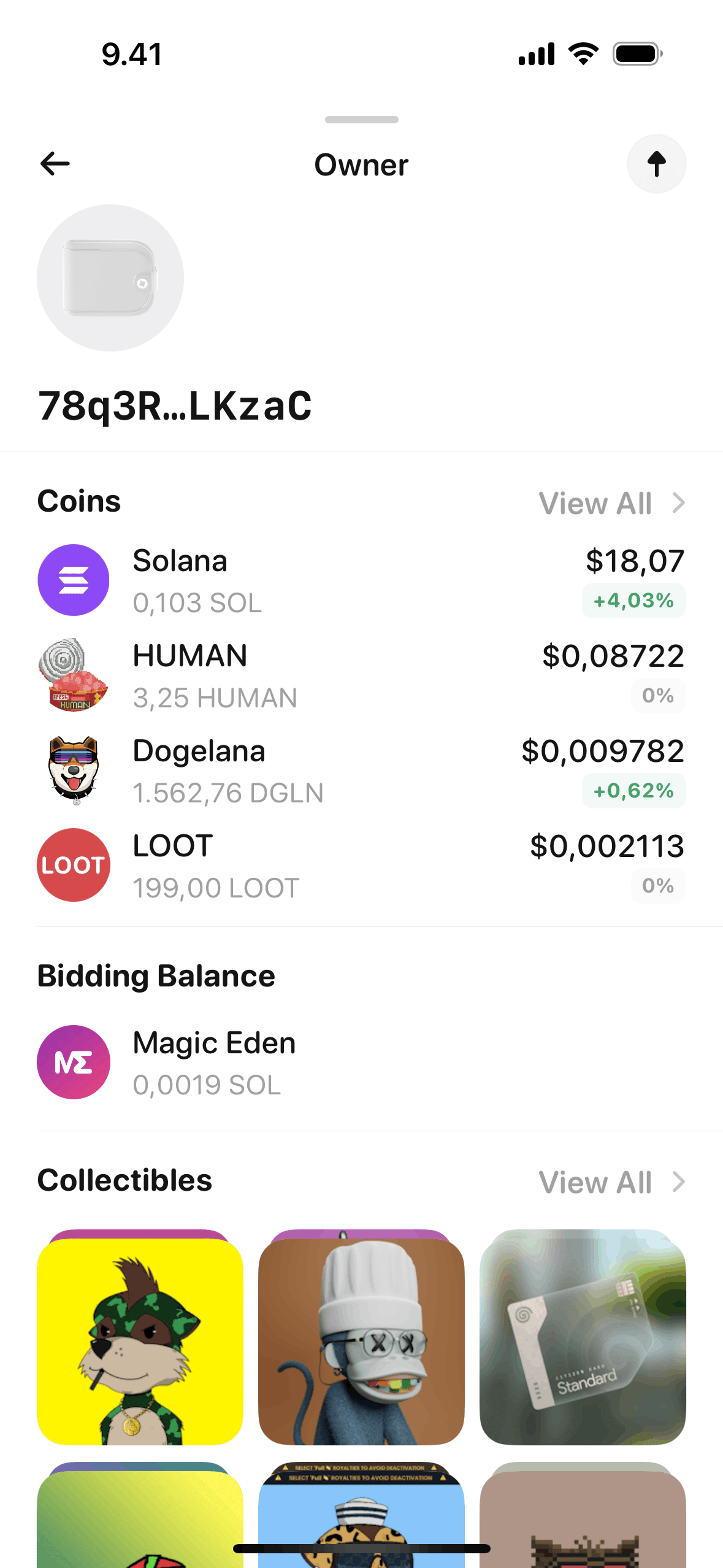 Glow iOS Finance interface screenshot 10