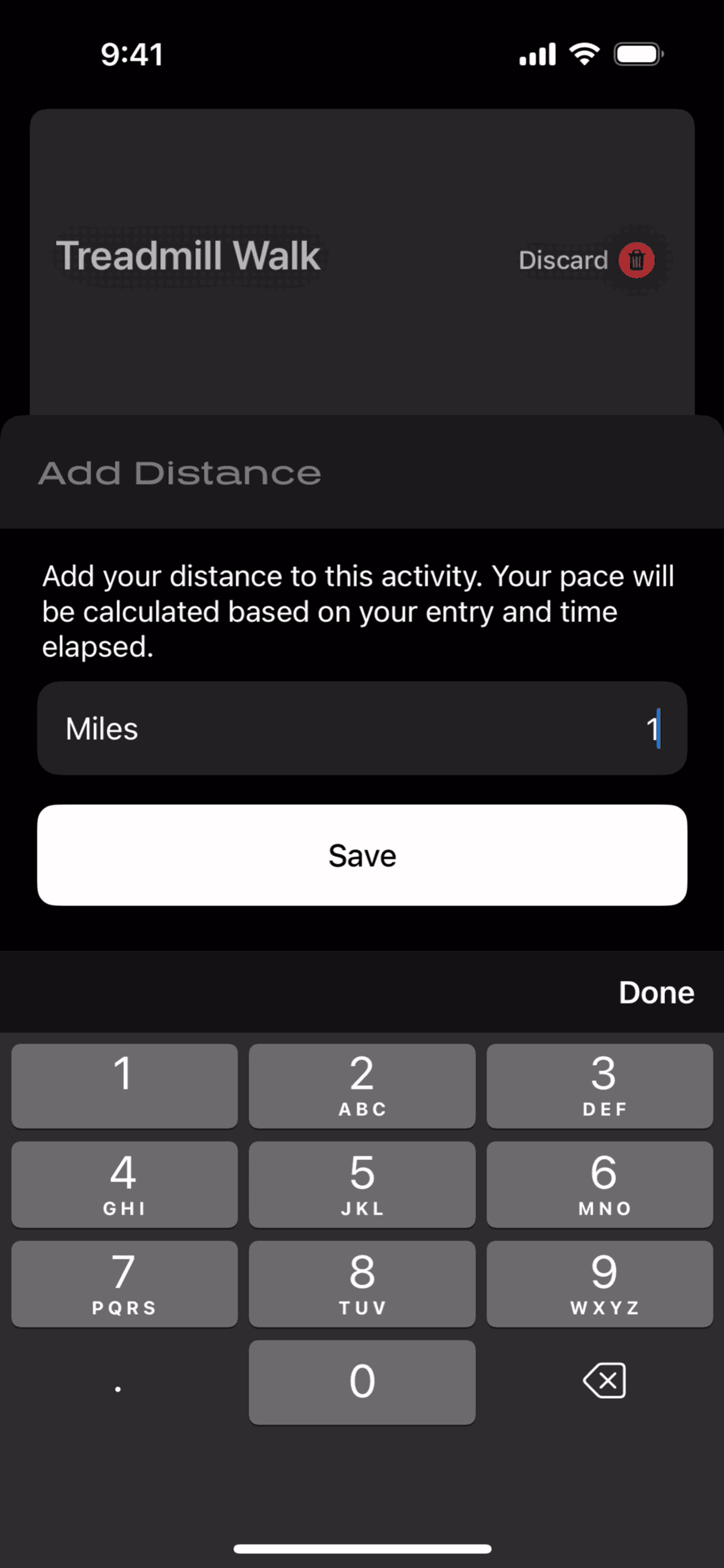 Any Distance iOS Health & Fitness interface screenshot 21