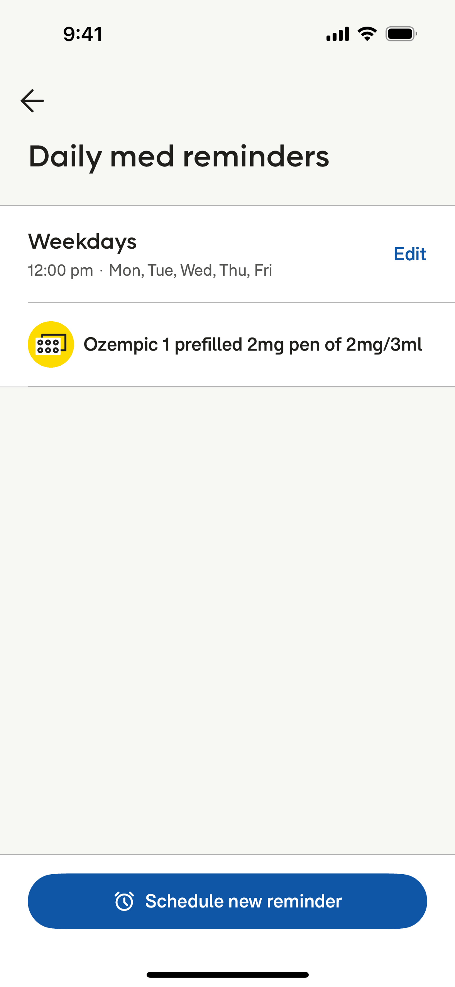 GoodRx iOS Medical interface screenshot 5