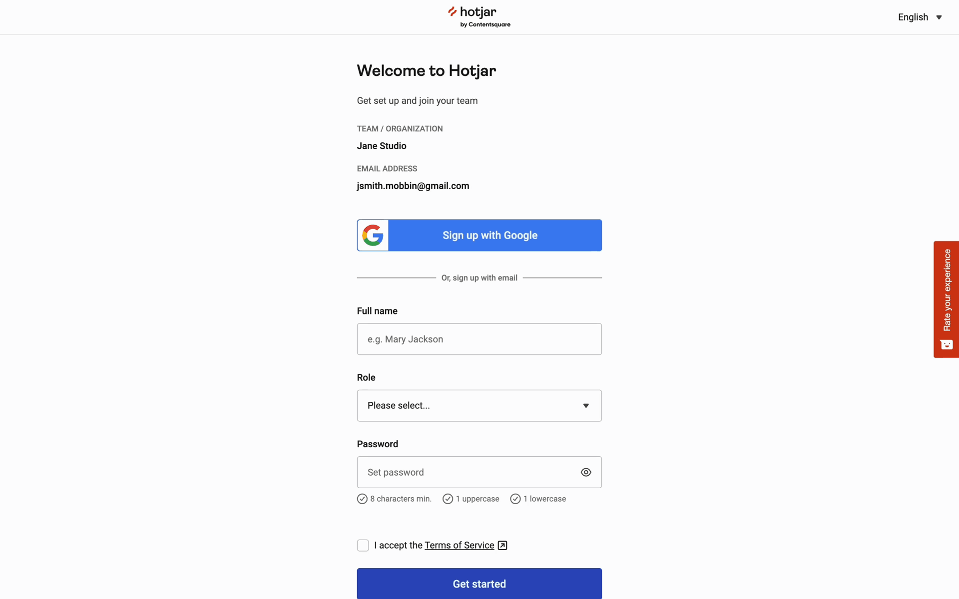 Hotjar Web Business interface screenshot 7