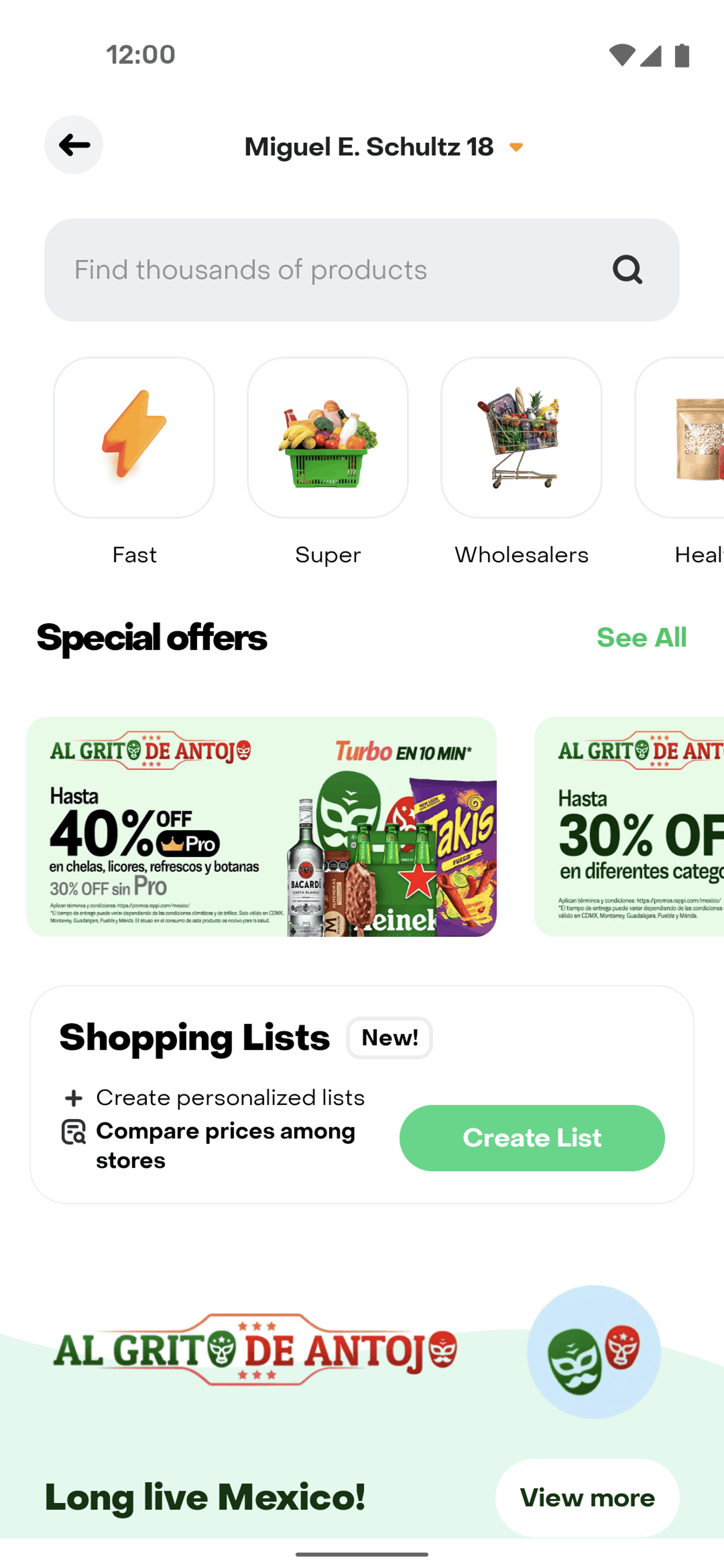 Rappi Android Food & Drink interface screenshot 22
