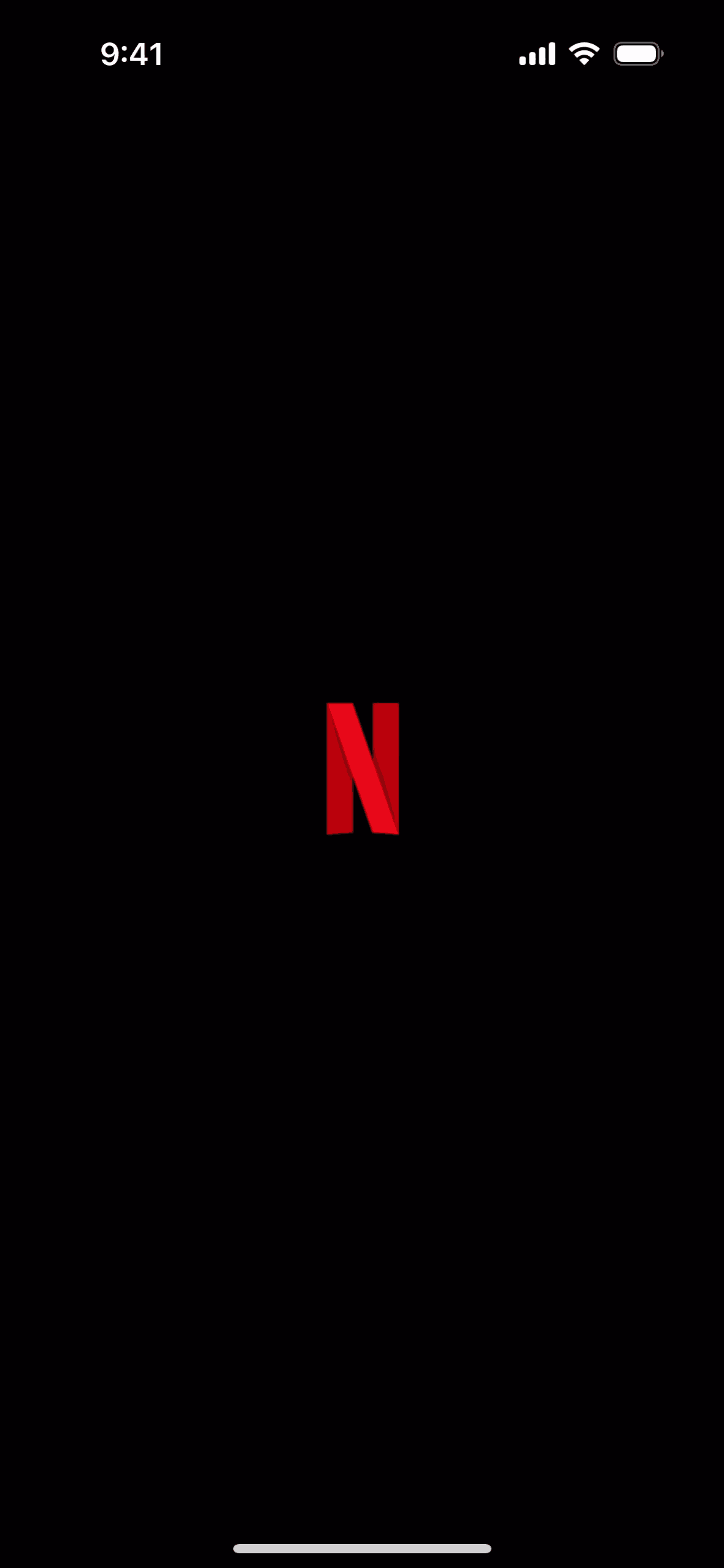 Netflix iOS UI design screenshot