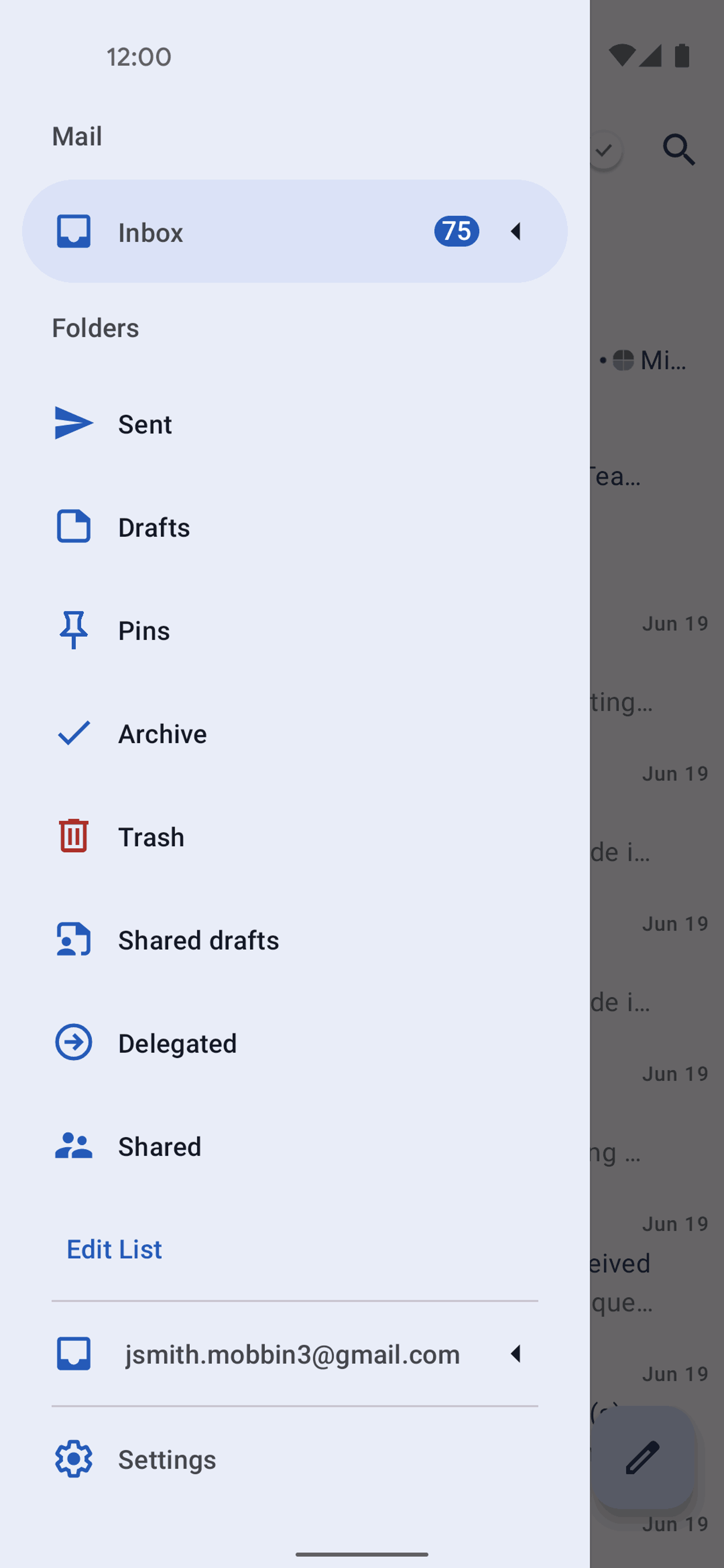 Spark Mail Android AI interface screenshot 13