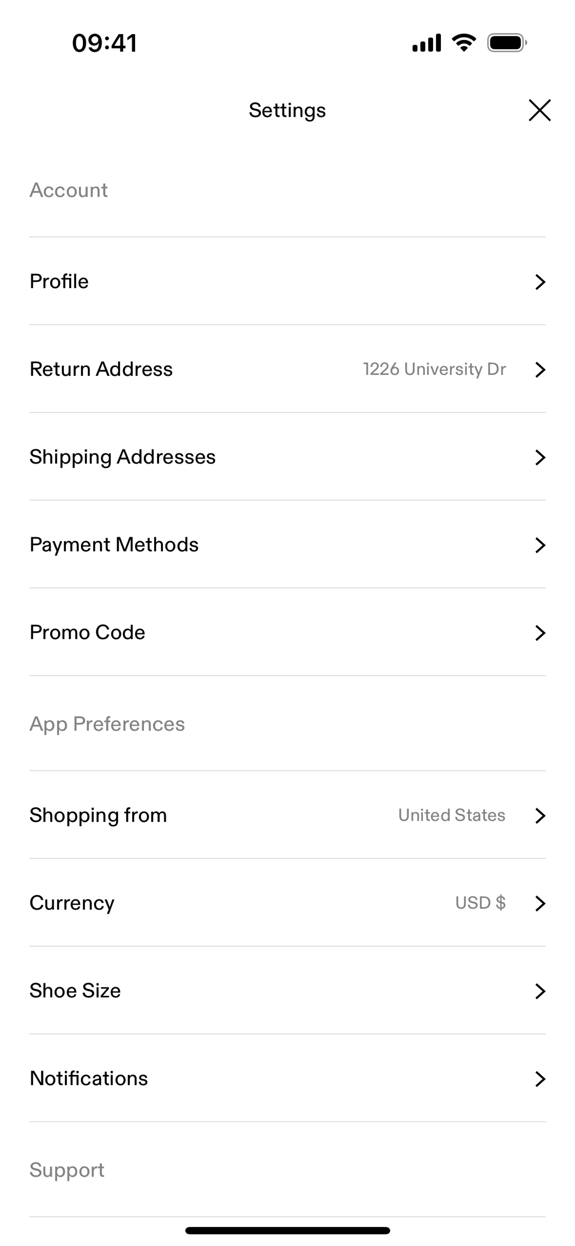 GOAT iOS Shopping interface screenshot 15