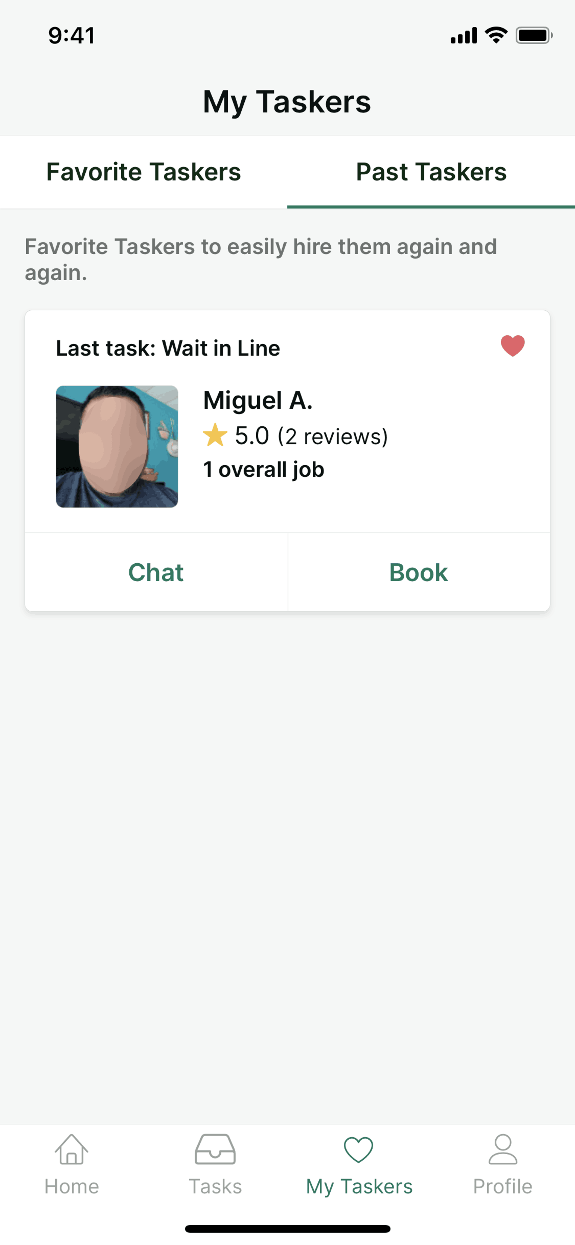 TaskRabbit iOS Lifestyle interface screenshot 8