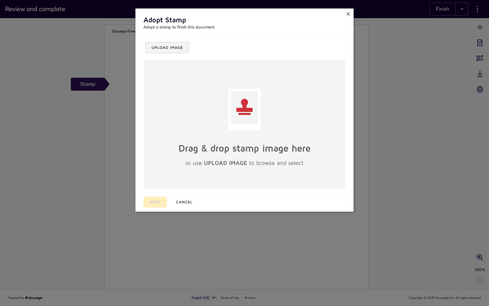 Docusign Web Business interface screenshot 9