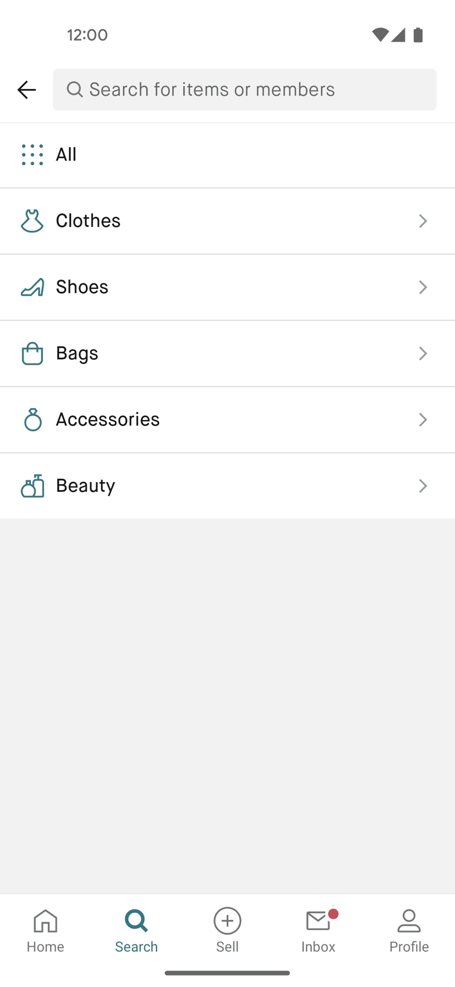 Vinted Android Shopping interface screenshot 7