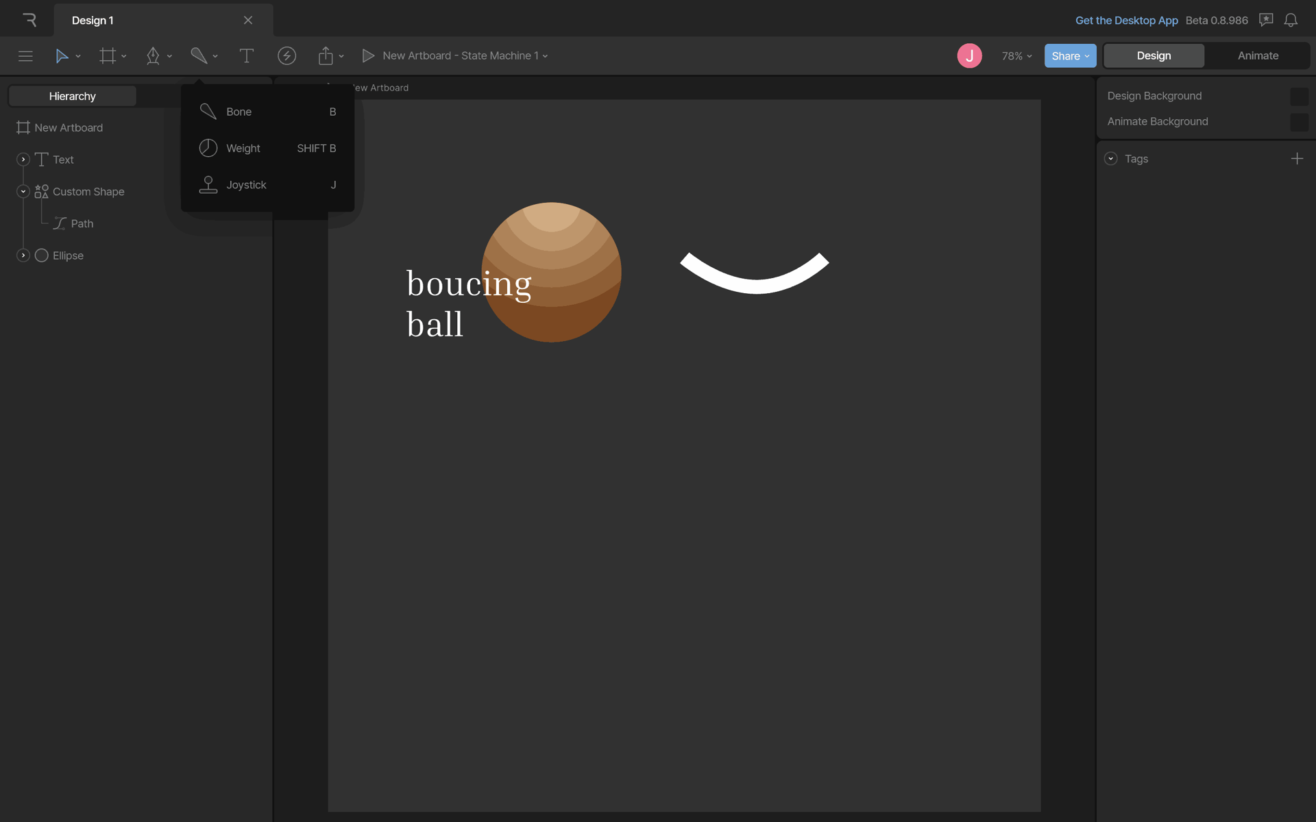 Rive Web Graphics & Design interface screenshot 5