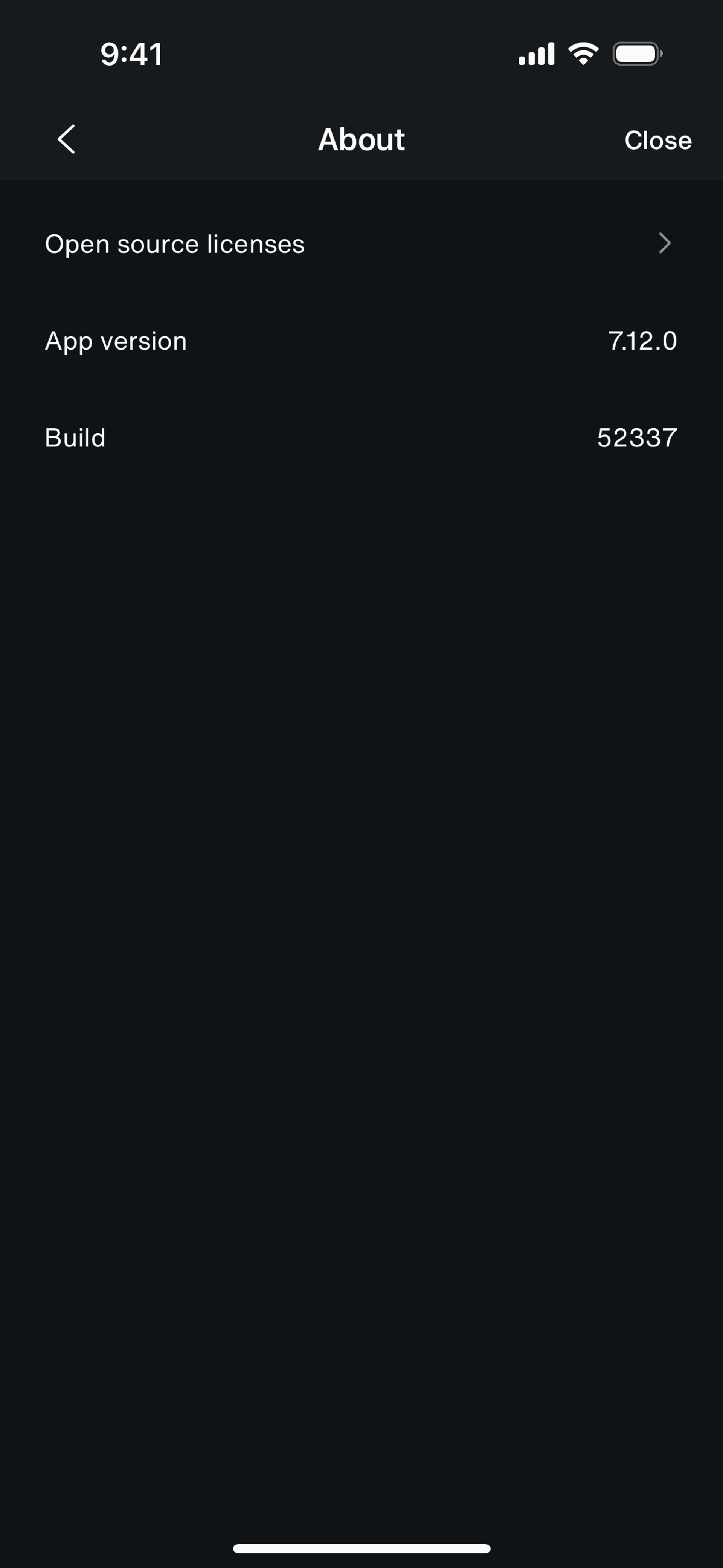 SiriusXM iOS Music & Audio interface screenshot 5