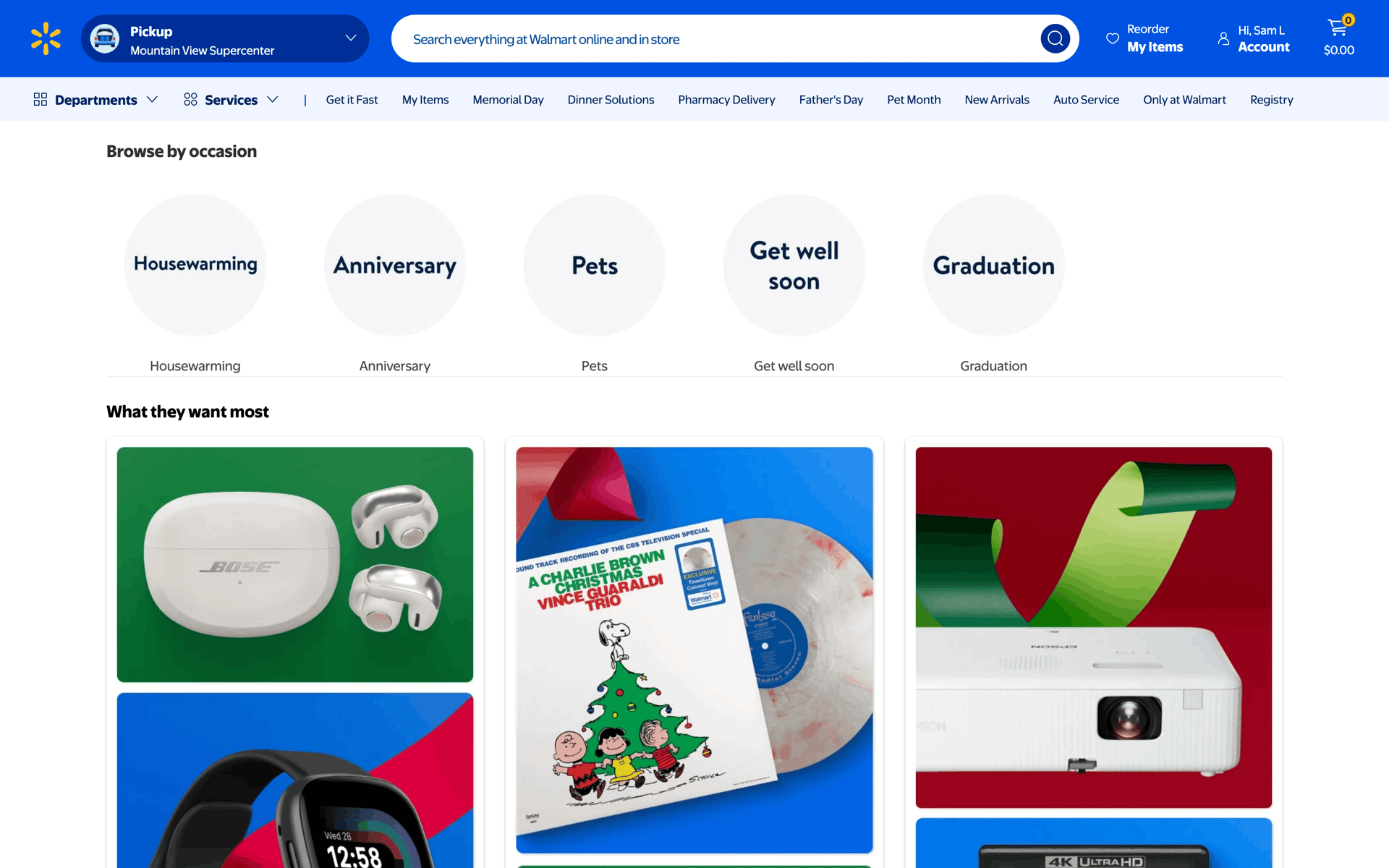 Walmart Web Shopping interface screenshot 20