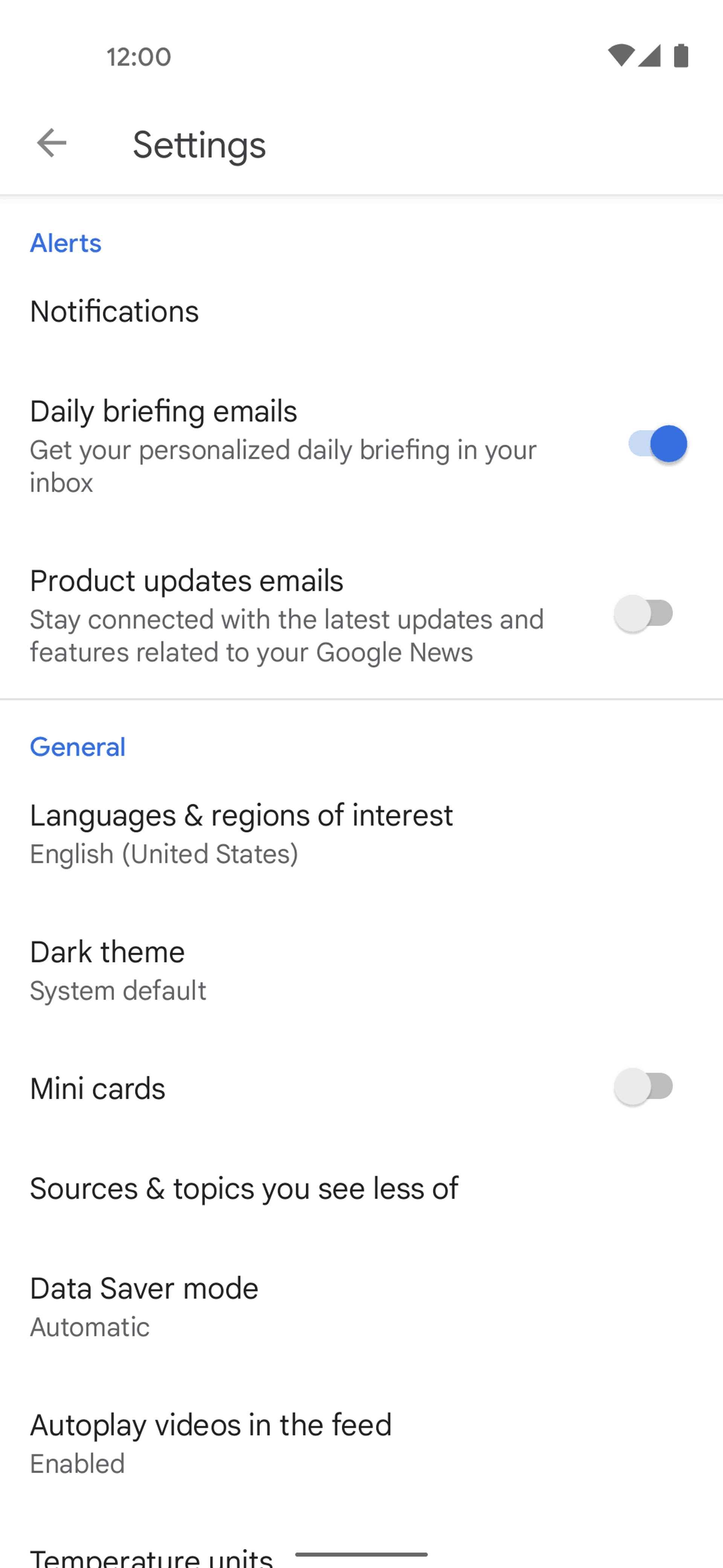 Google News Android News interface screenshot 24